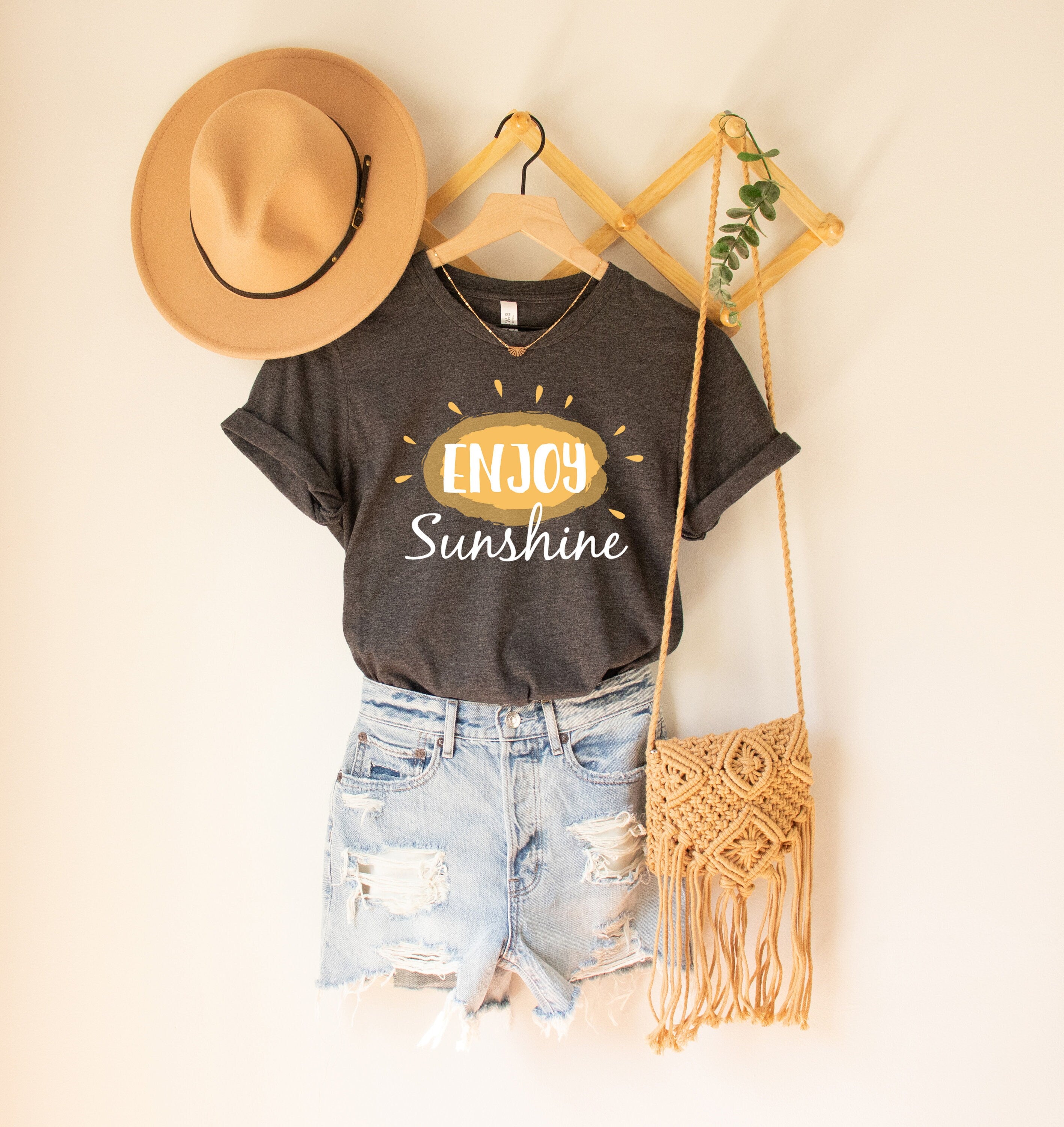 Enjoy Sunshine Sunflower Shirt for Fall, Cute Sun flower shirt, Sun Flower Sunshine Retro Tee, Positive Flower Shirt, Gift for Her, Trendy
