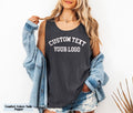 Comfort Colors® Custom Text Shirt, Your Logo Shirt, Personalized Text Tshirt, Your Photo Shirt, Matching Shirts, Business Logo Shirt Gift
