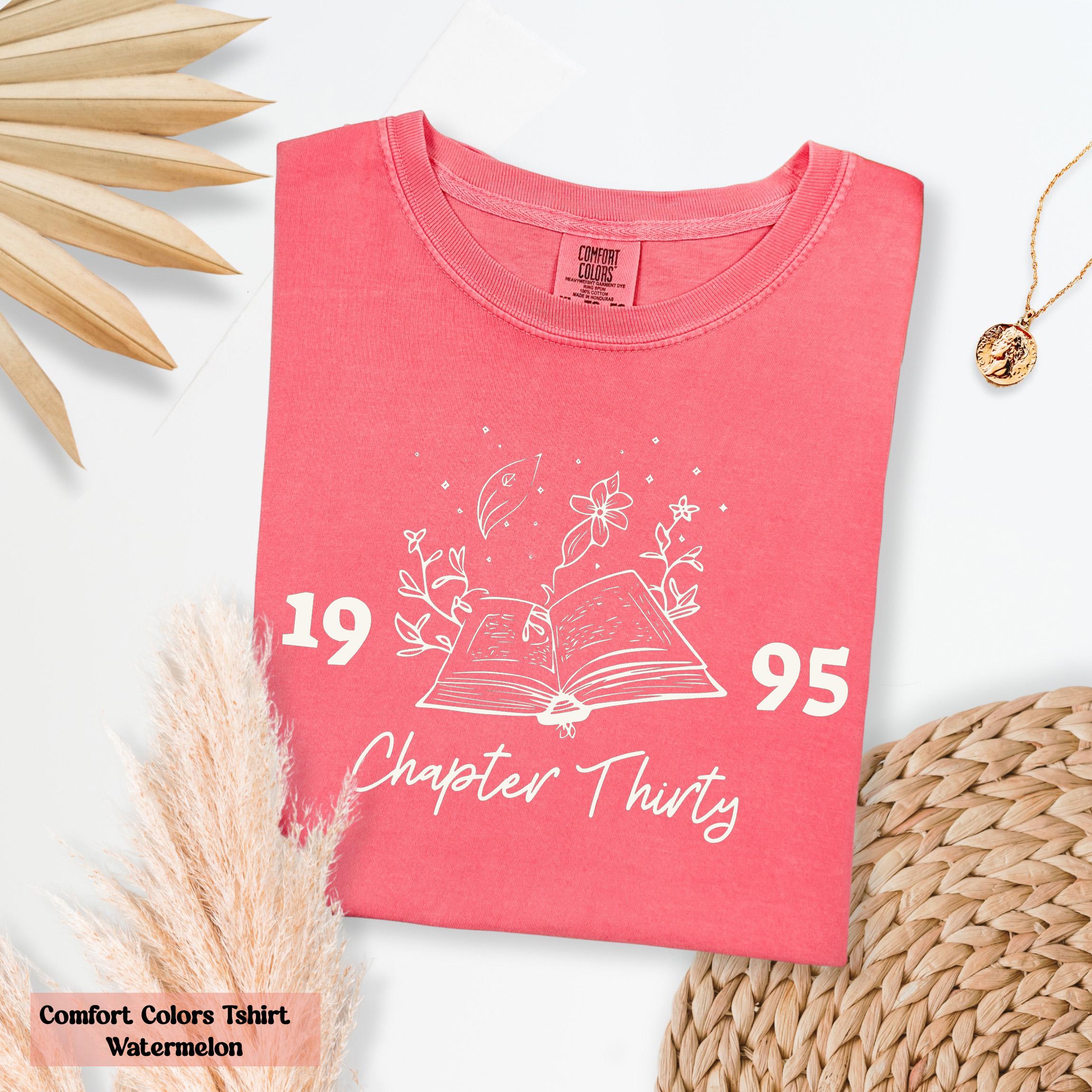 Trendy Chapter Thirty Shirt, 30th Birthday Shirt, 30th Birthday Gift, Turning 30 Gift, Chapter 30 Shirt, Book Club Birthday Shirt, 1995 Tee
