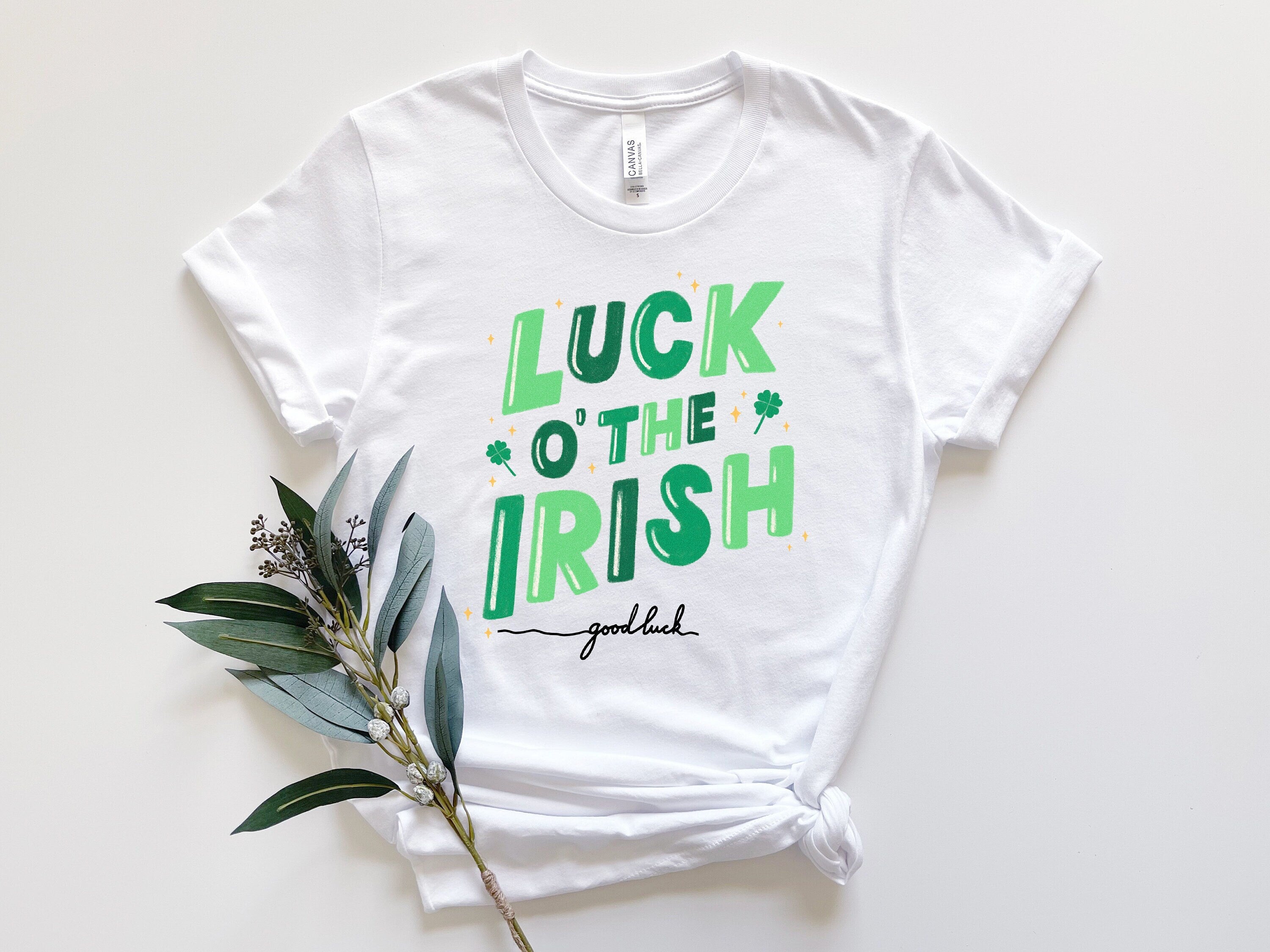 Luck O The Irish Shirt, Saint Patricks Day Shirt, St Patty Party Tee, St Patricks Celebration® Shamrock St Patrick's Day tee, Shamrock shirt