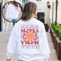 Unique Mama Sweatshirt, Handmade Mothers Day Gift, Birthday Gift for Mom, New Mom Gift, Minimalist Cool Mom Sweater, Best Mother Gift,Trendy