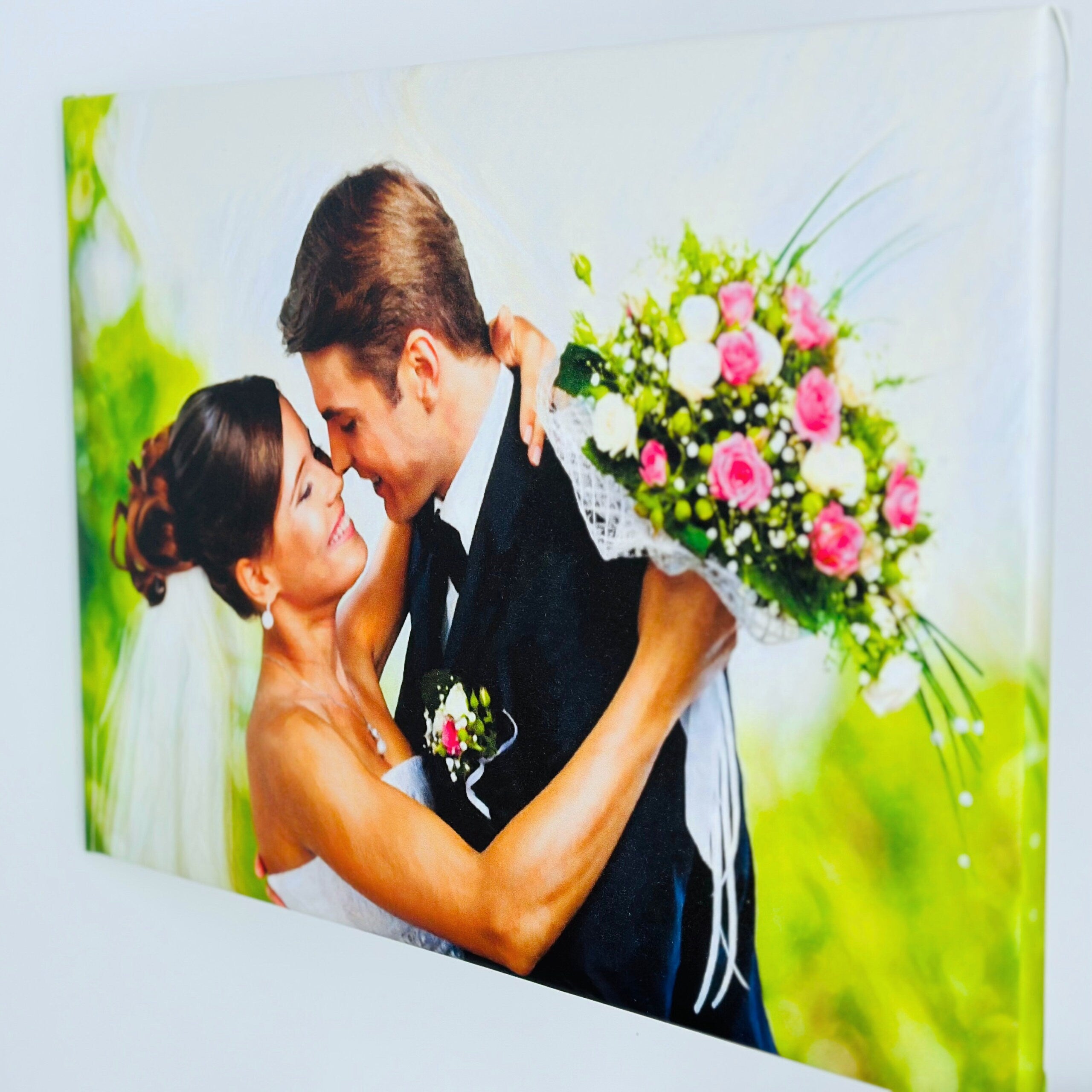 Oil Painting from Photo Canvas, Custom Photo Canvas Prints with Frame, Oil Effect on Canvas, Wall Art, Framed Canvas Print, Wedding Gift