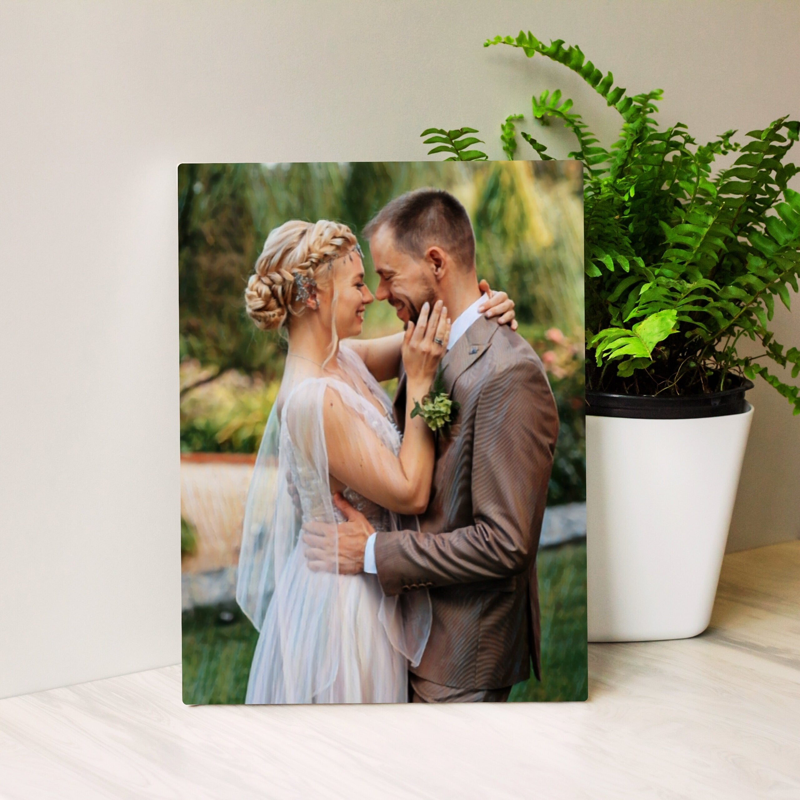 Oil Painting from Photo Canvas, Custom Photo Canvas Prints with Frame, Oil Effect on Canvas, Wall Art, Framed Canvas Print, Wedding Gift