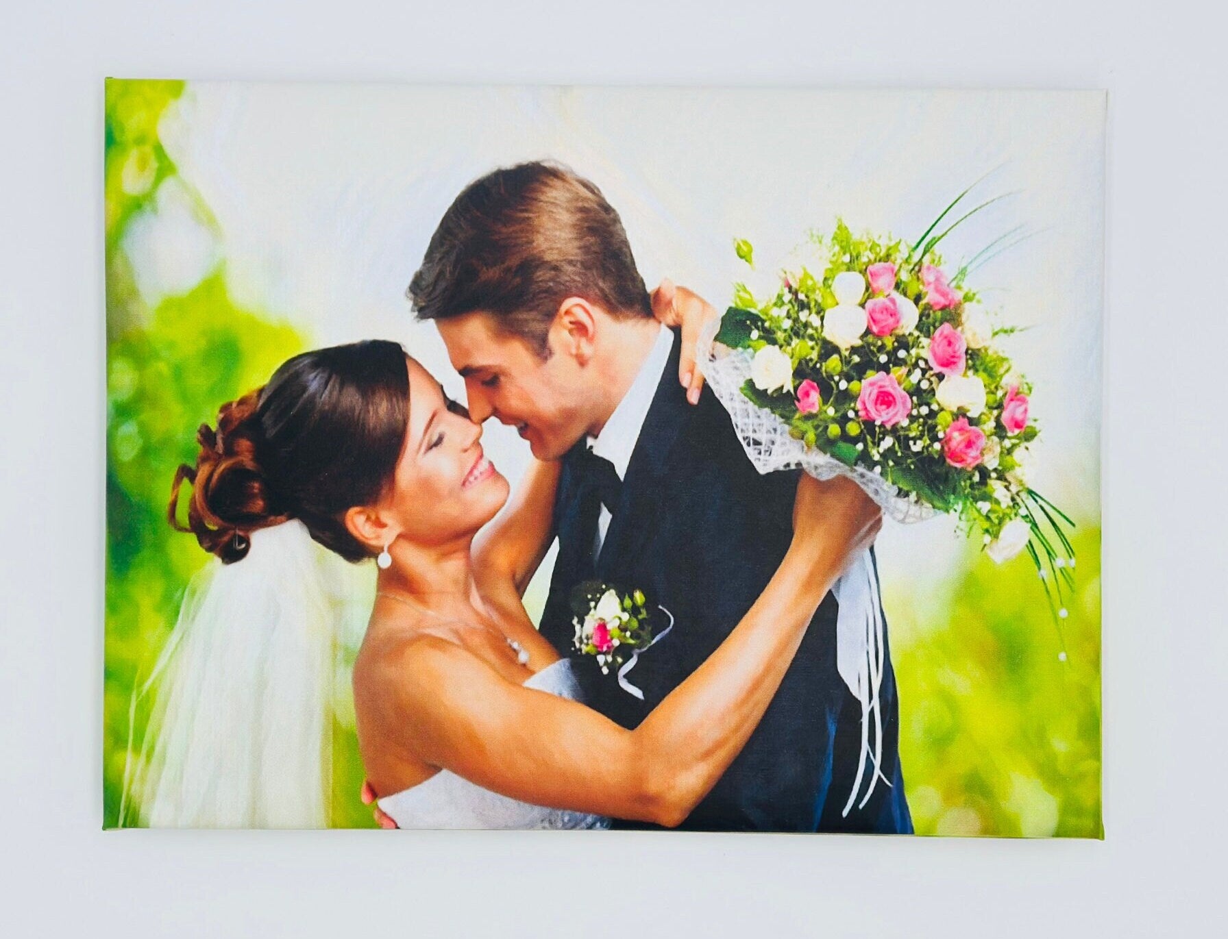 Oil Painting from Photo Canvas, Custom Photo Canvas Prints with Frame, Oil Effect on Canvas, Wall Art, Framed Canvas Print, Wedding Gift