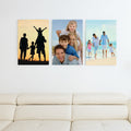 Custom Family Photo Canvas Prints with Frame, Home Decor, Personalized Photo to Canvas Print, Wall Art, Framed Canvas Print, Photo Gift