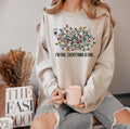 I'm Fine Everything Is Fine Christmas Sweatshirt, Christmas Lights Shirt, Christmas Shirts, Merry Christmas, Holiday Sweater, Christmas Gift