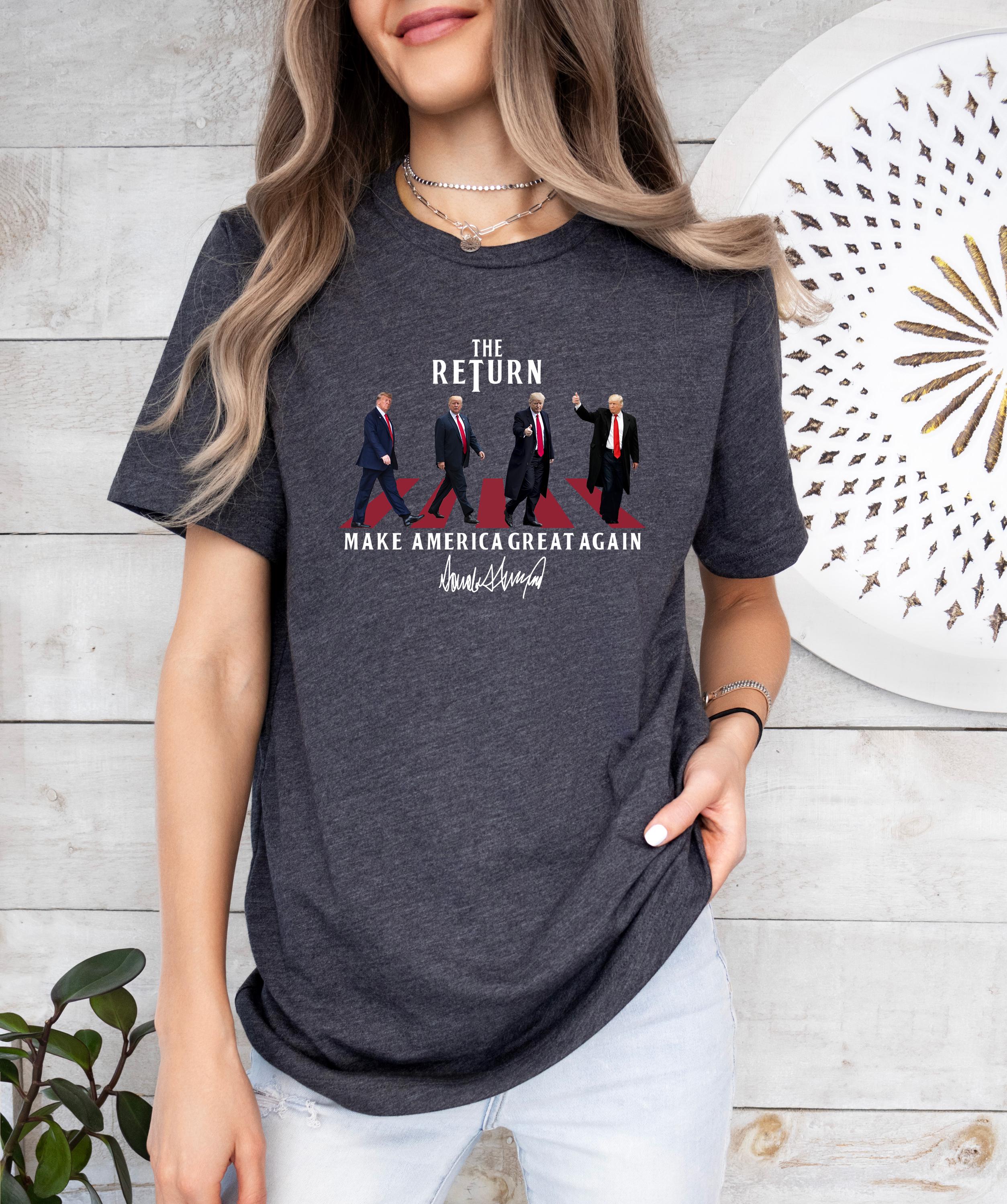 The Return Trump Shirt, Felon Donald Trump, Trump Shirt, Patriotic Outfit, Donald Trump Shirt, President Trump, Make America Great Shirt