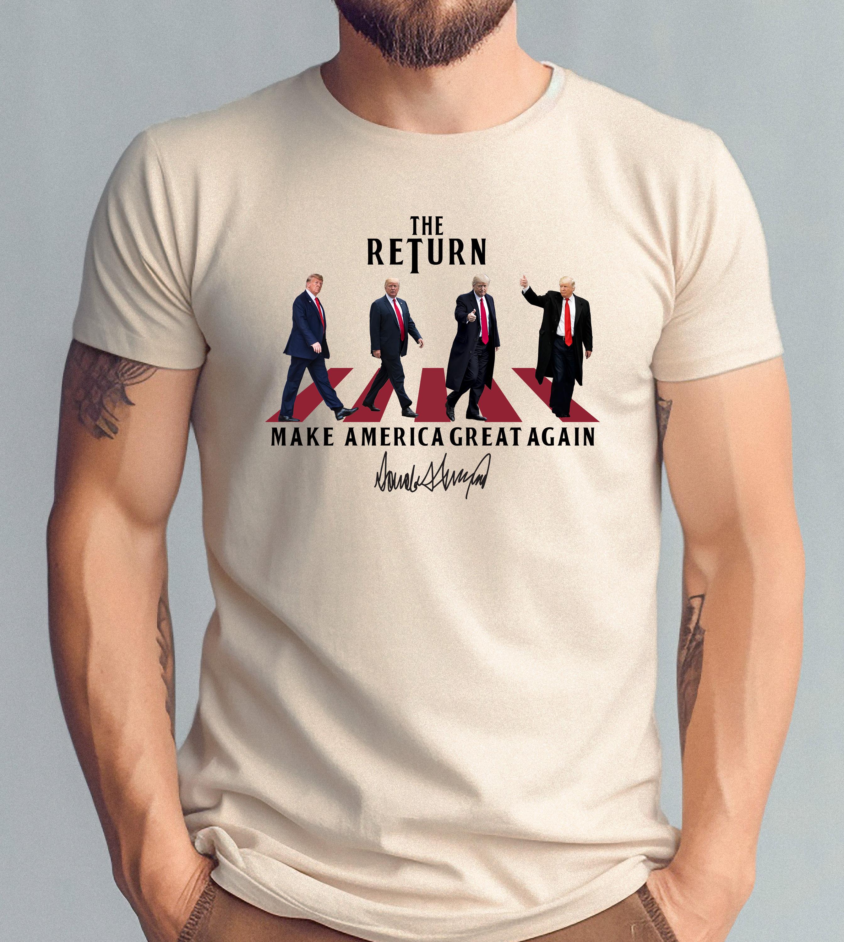 The Return Trump Shirt, Felon Donald Trump, Trump Shirt, Patriotic Outfit, Donald Trump Shirt, President Trump, Make America Great Shirt