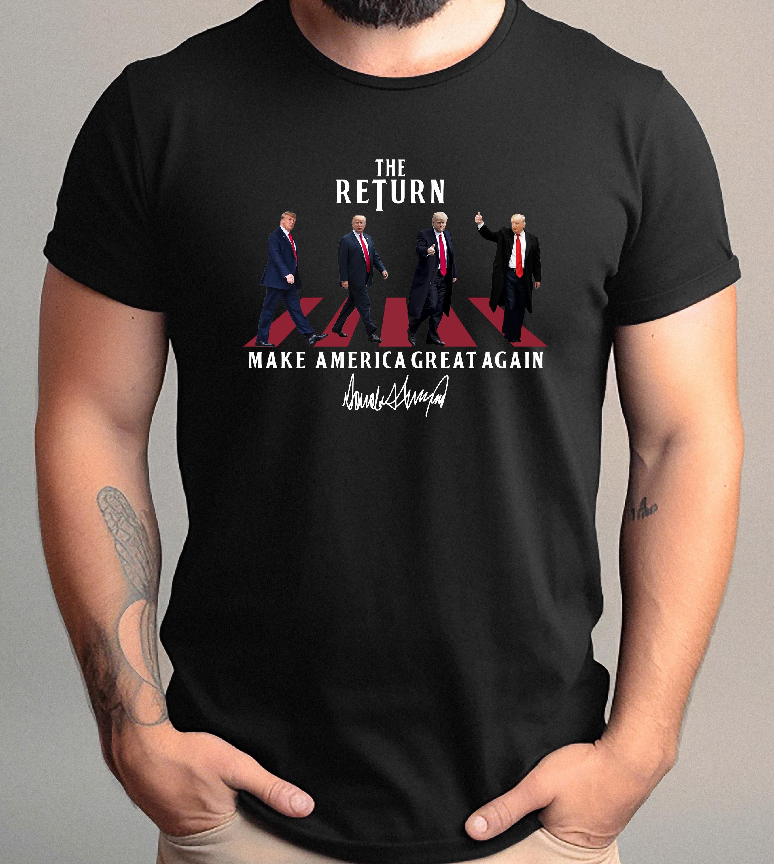 The Return Trump Shirt, Felon Donald Trump, Trump Shirt, Patriotic Outfit, Donald Trump Shirt, President Trump, Make America Great Shirt