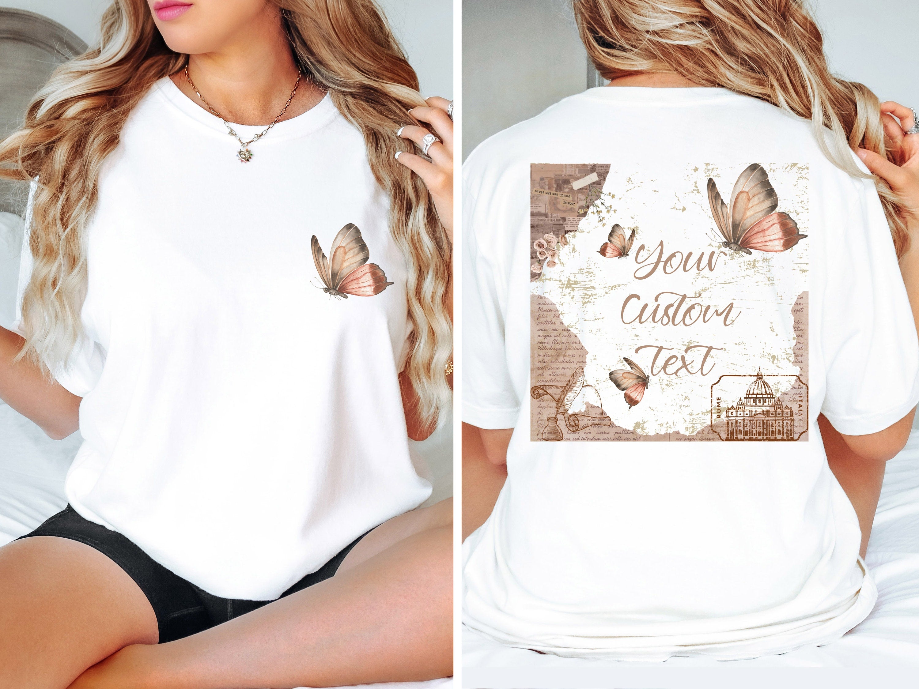 Custom Shirt, Personalized Text Shirt, Custom Short Sleeve T-shirt, Western Shirt, Rodeo Shirt, Cowboy Shirt, Desert Crewneck, Retro Gifts