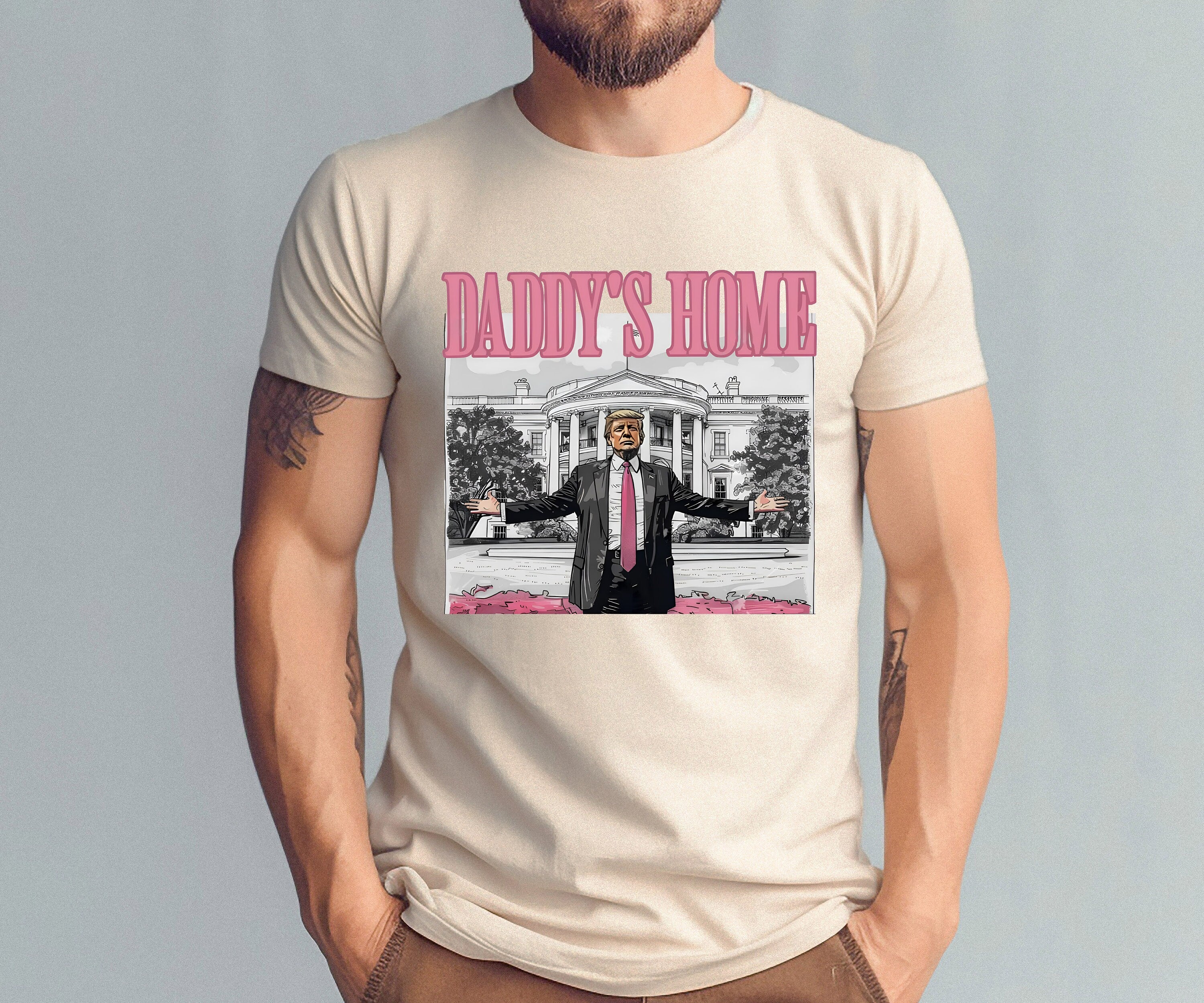 Daddy's Home Shirt, Felon Donald Trump, Trump Shirt, Patriotic Outfit, Donald Trump Shirt, President Trump, Make America Great Shirt