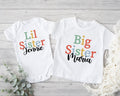 Custom Promoted to Lil Sister Big Sister Shirt, Little Brother Shirts, Announcement Lil Sister Gift Big Sister, Cute Big Toddler Sİs Shirt