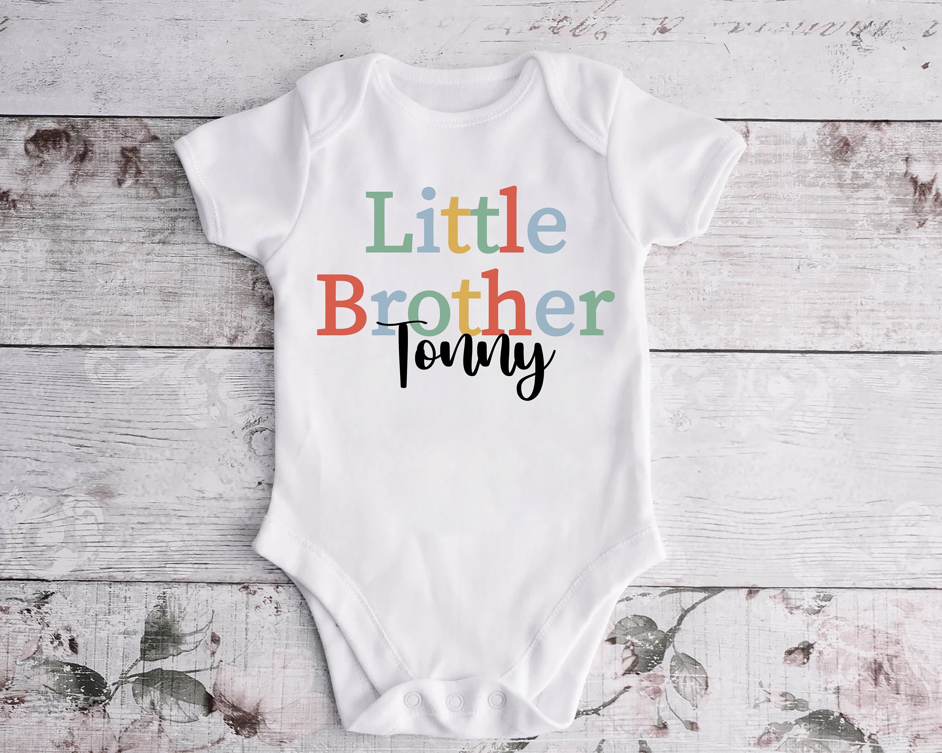 Custom Promoted to Big Brother Shirt, Little Brother Shirts, Announcement Big Brother Gift Big Bro, Cute Big Brother Toddler Shirt