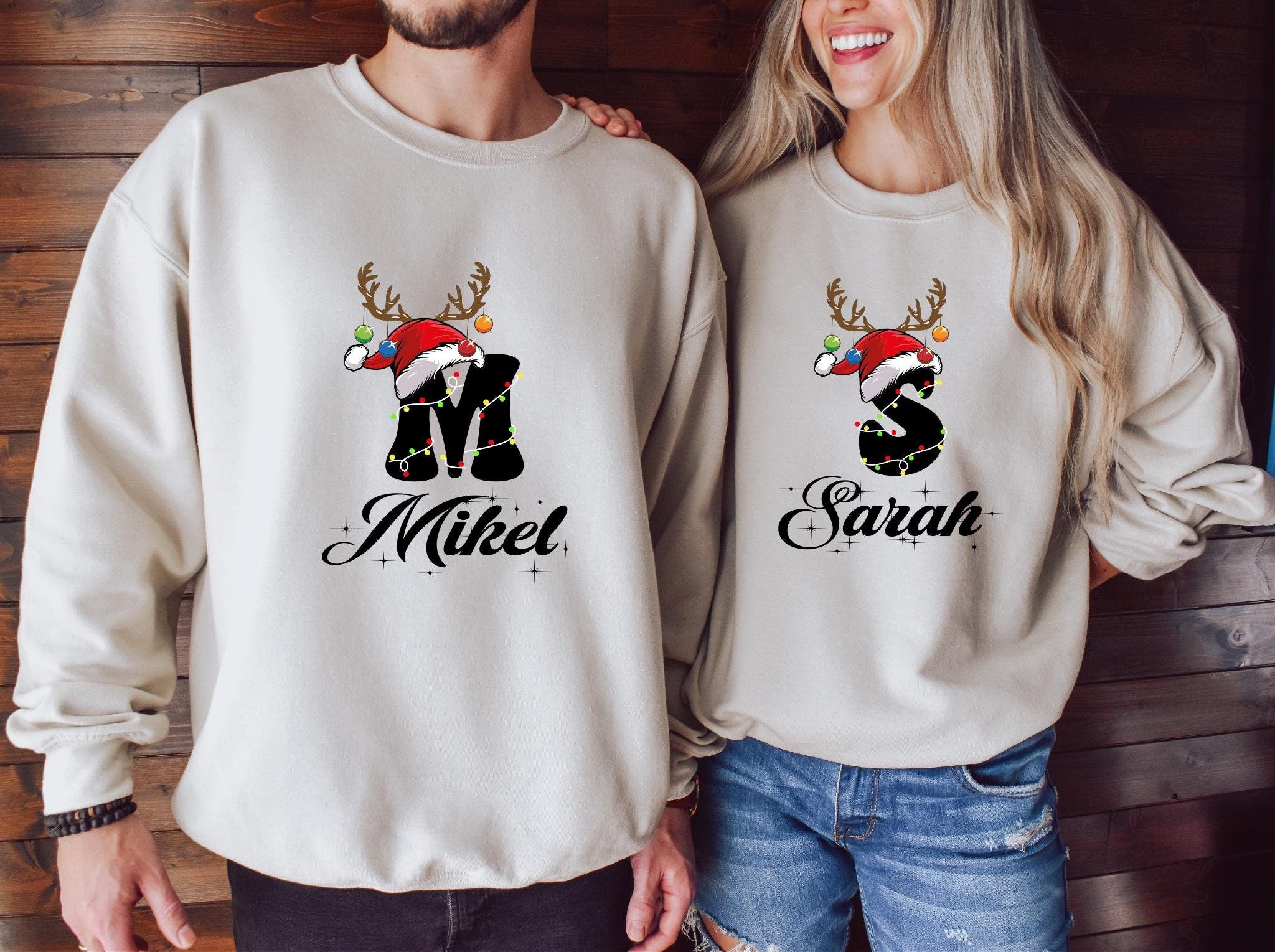 Family Matching Custom Name Christmas Shirts, Personalized Matching Christmas Tee , Merry Christmas Sweater, Holiday Sweater, Christmas Gift