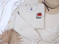 Embroidered Christmas Sweatshirt, Christmas Crew Sweatshirt ,Santa Hat Embroidered Crewneck ,Holiday Matching Family & Friends Sweatshirt