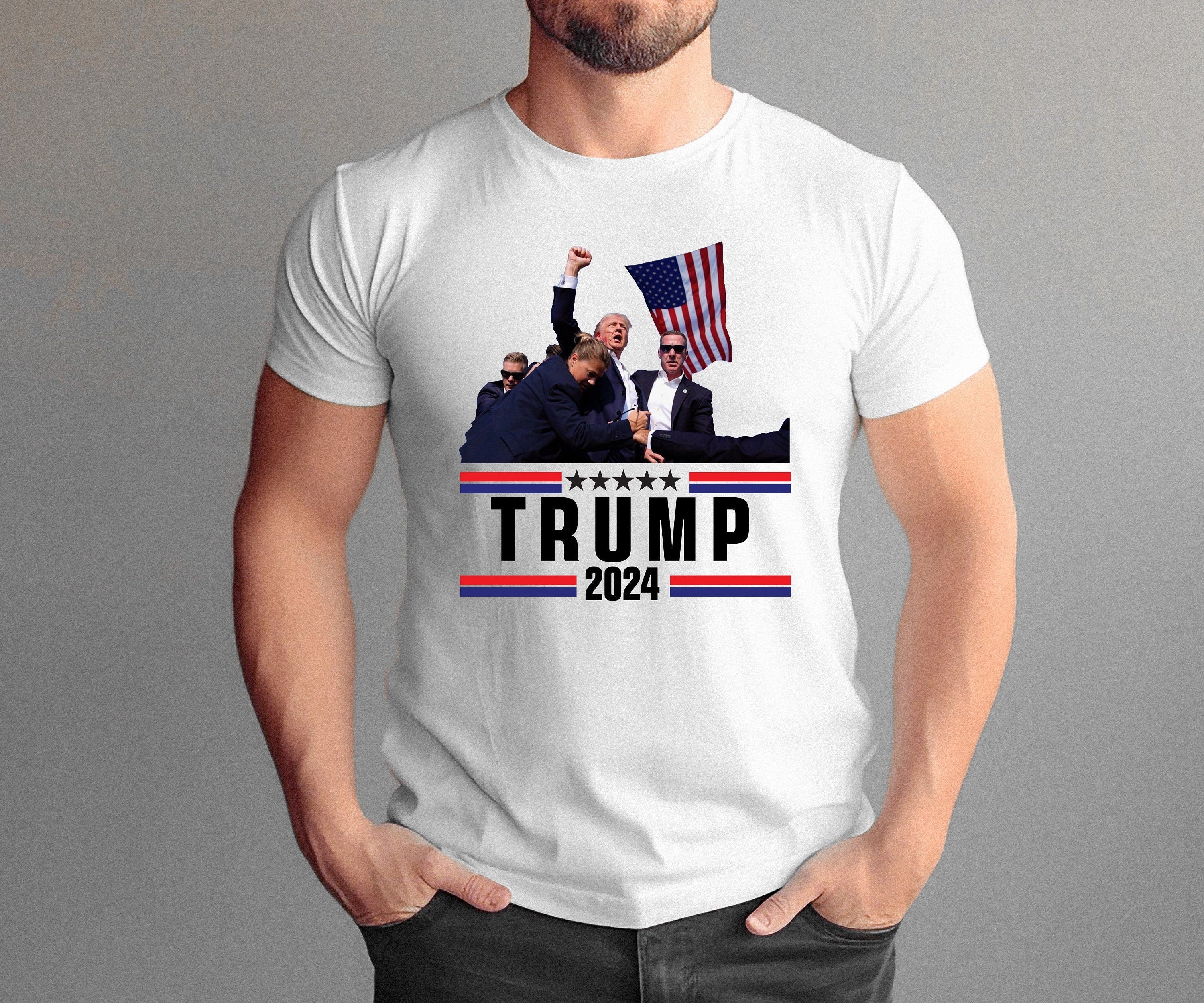 Trump 2024 Shirt, Fist pump for Trump, Fight Trump shirt, Republican Tee, Fight for Trump Shirt, Never surrender, President Trump