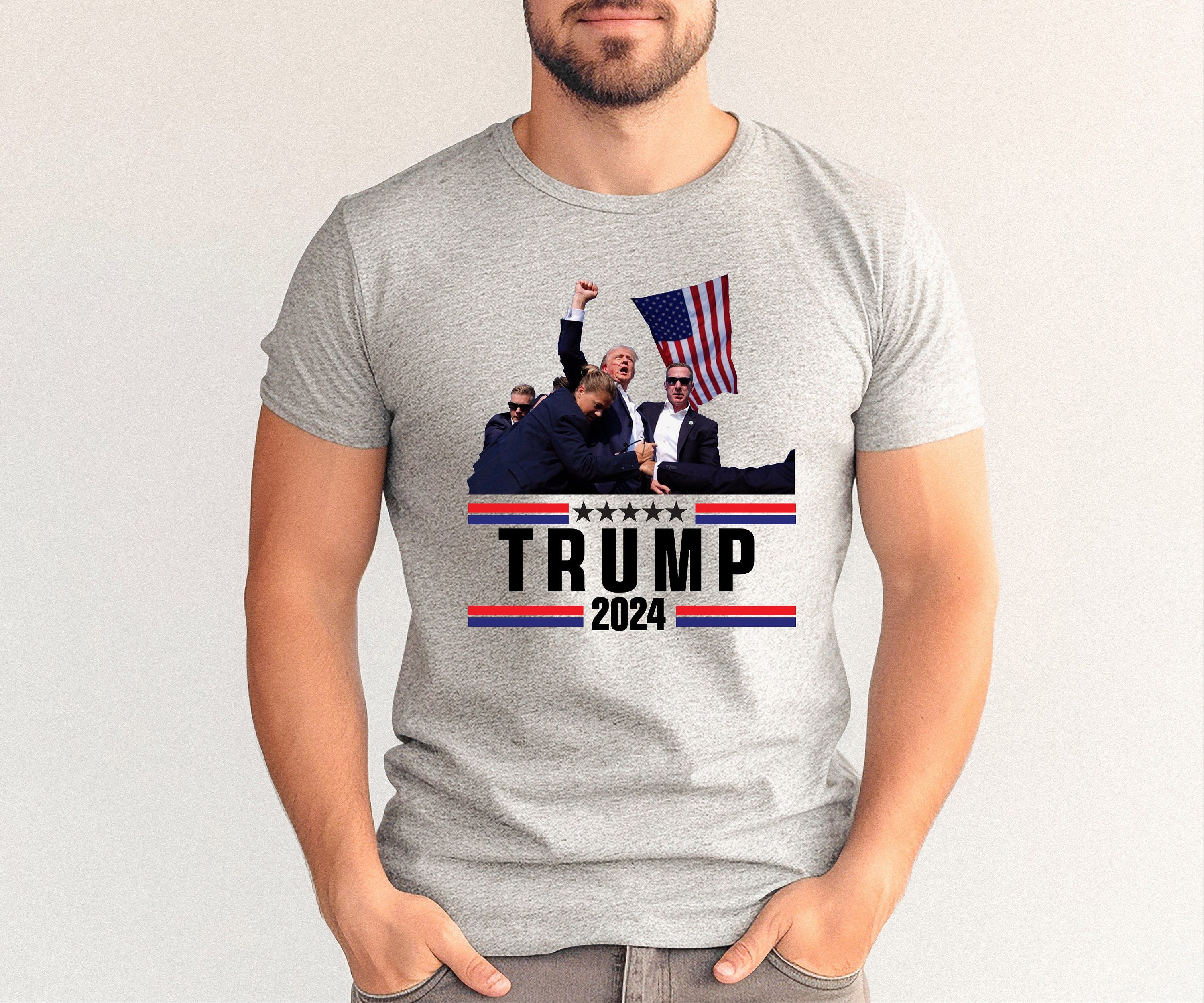 Trump 2024 Shirt, Fist pump for Trump, Fight Trump shirt, Republican Tee, Fight for Trump Shirt, Never surrender, President Trump