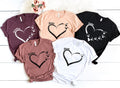 Custom Mama Heart Shirt, Mama Shirt with Kids Name, Mom Shirt, Custom Mother's Day Gift, Personalized Mom Shirt, Mom Heart Shirt