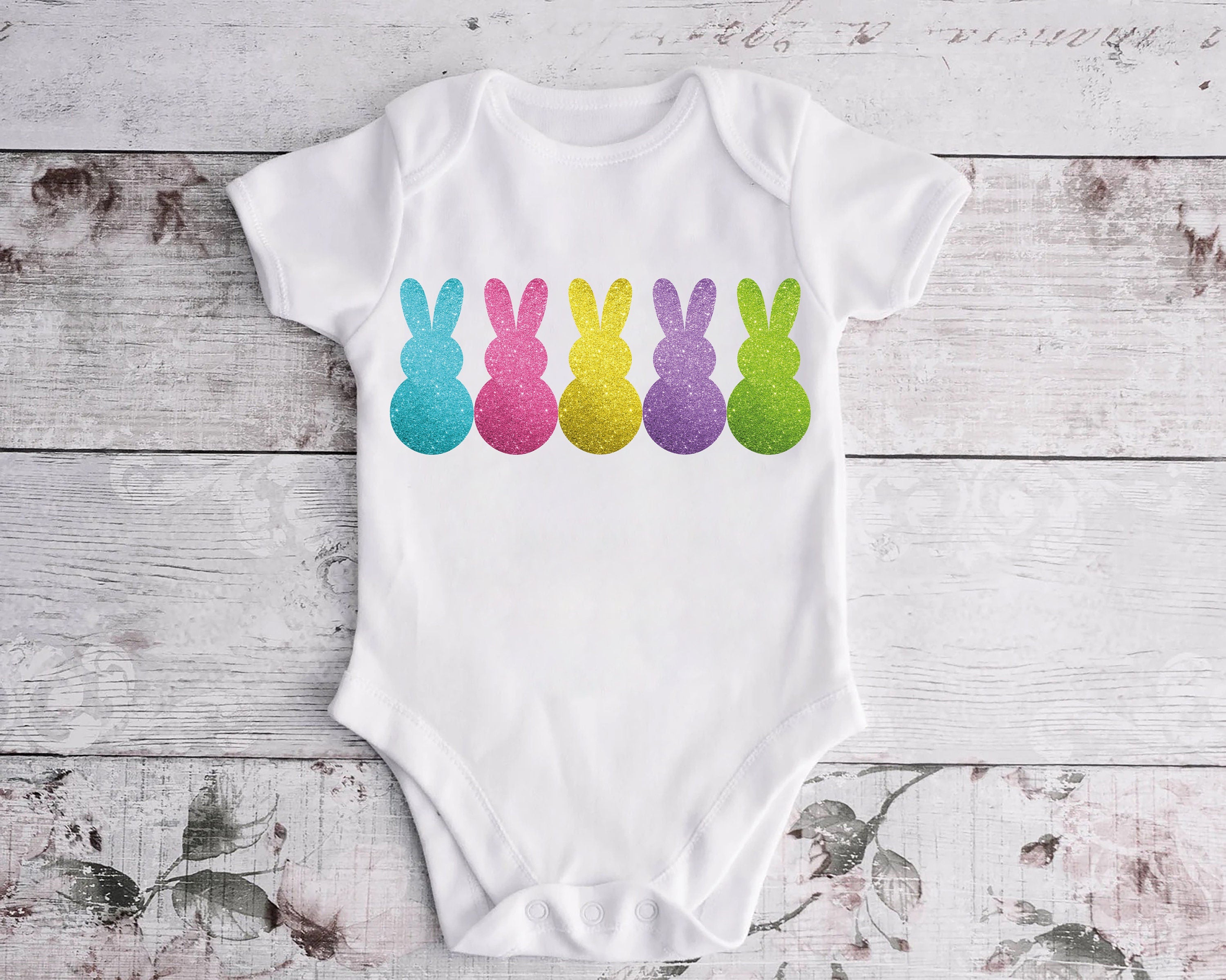Easter Bunny Peeps Sweatshirt, Easter Shirt, Cute Easter Gift, Girls Easter Bunny Shirt, Toddler Girl Easter Shirts for Kids, Patel Eggs