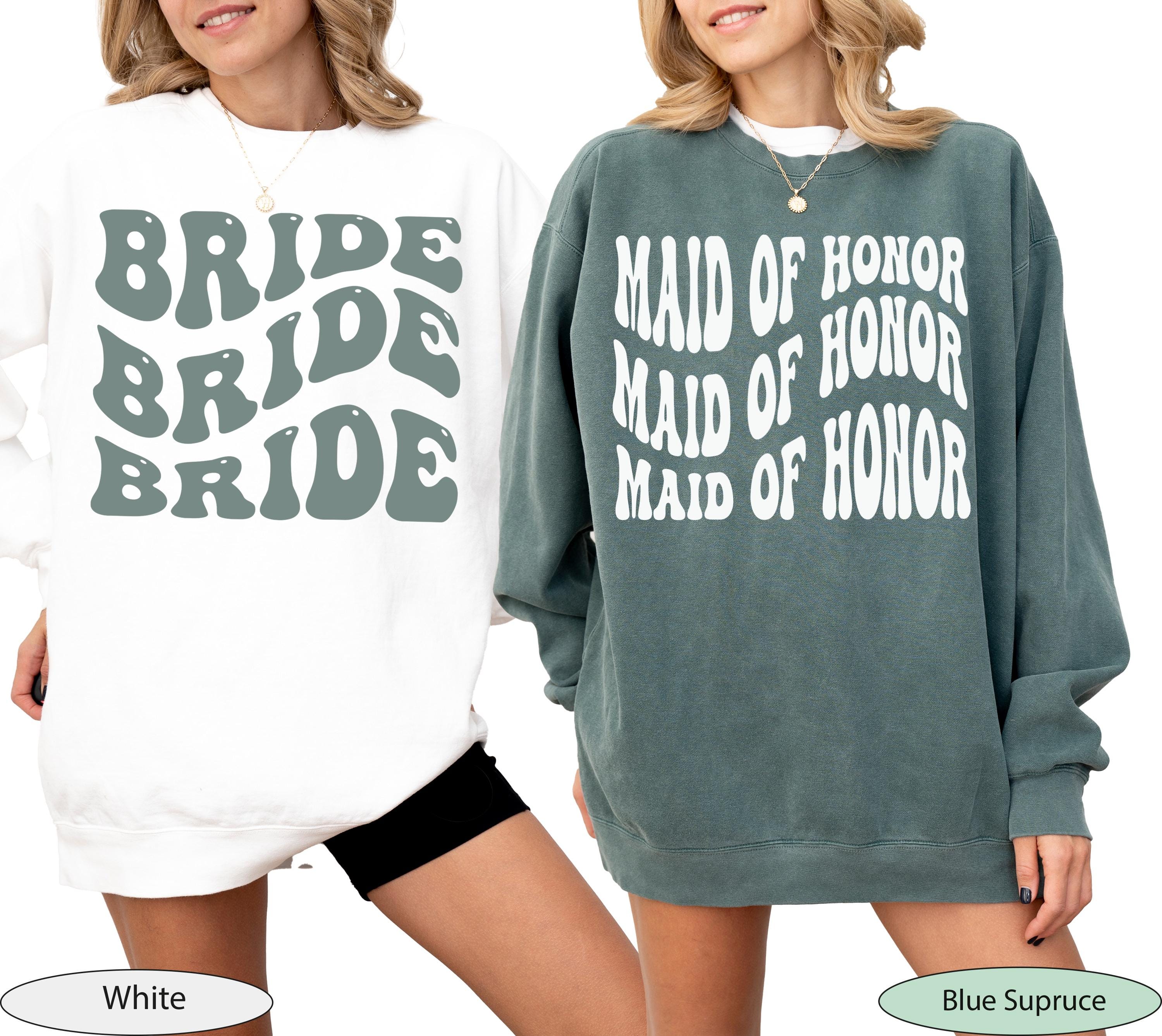 Comfort Colors Bride Sweatshirt, Maid of Honor Obviously, Bridesmaid Gift, Team Bride Matching Sweatshirt, Bridal Gifts, Bachelorette Gift