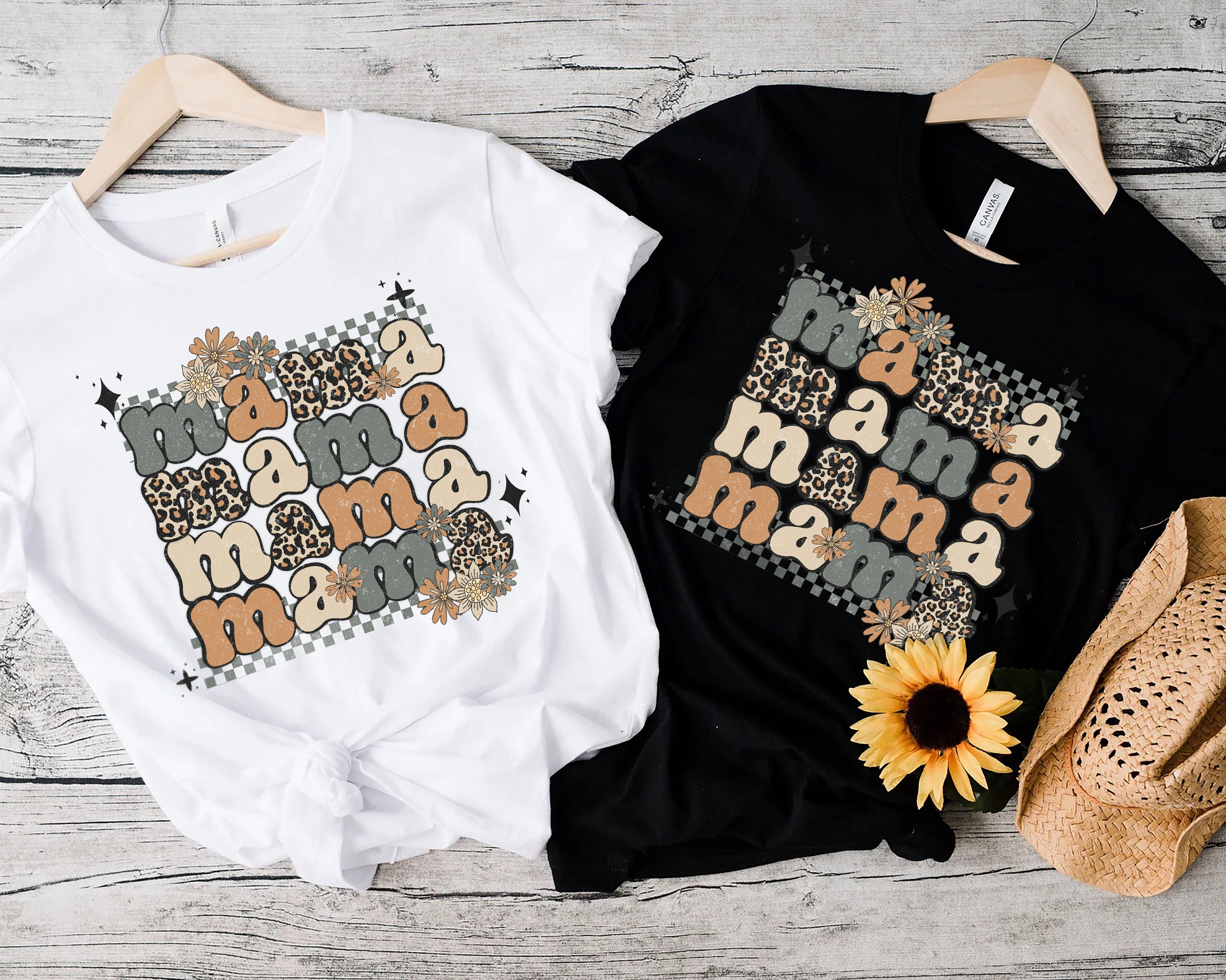 Leopard Print Mama Shirt, Mama Shirt, Mother's Day Flowers, Mother's Day Gift, Gift for Mom, Mom Shirt, Mama Clothing, Cute Mom Shirt,