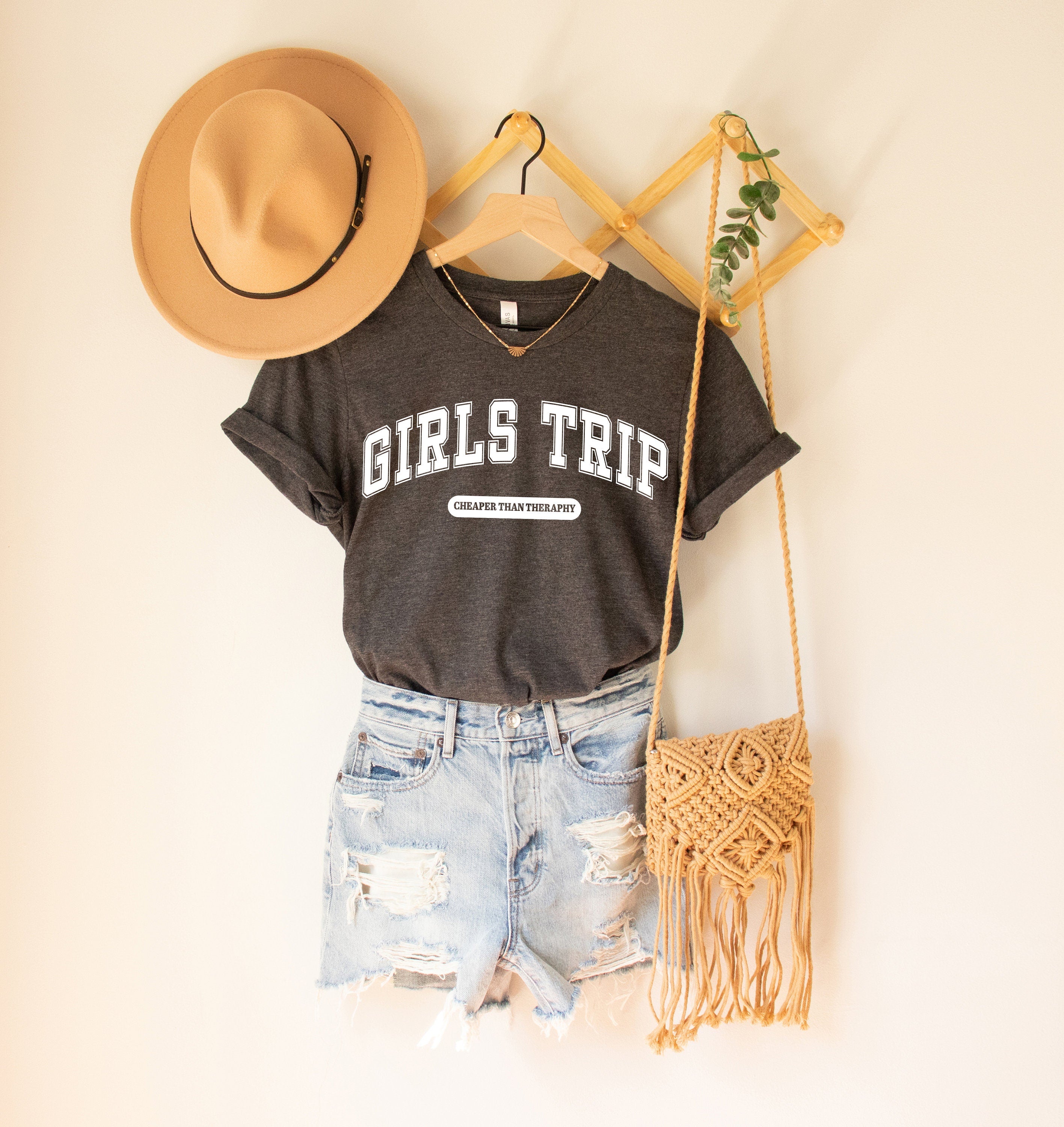 Girls Trip Shirt, Girls Trip Cheaper Than Therapy, Girls Weekend Trip, Girls Party Shirt, Girls Trip Crewneck Gift, Women Travel Shirt