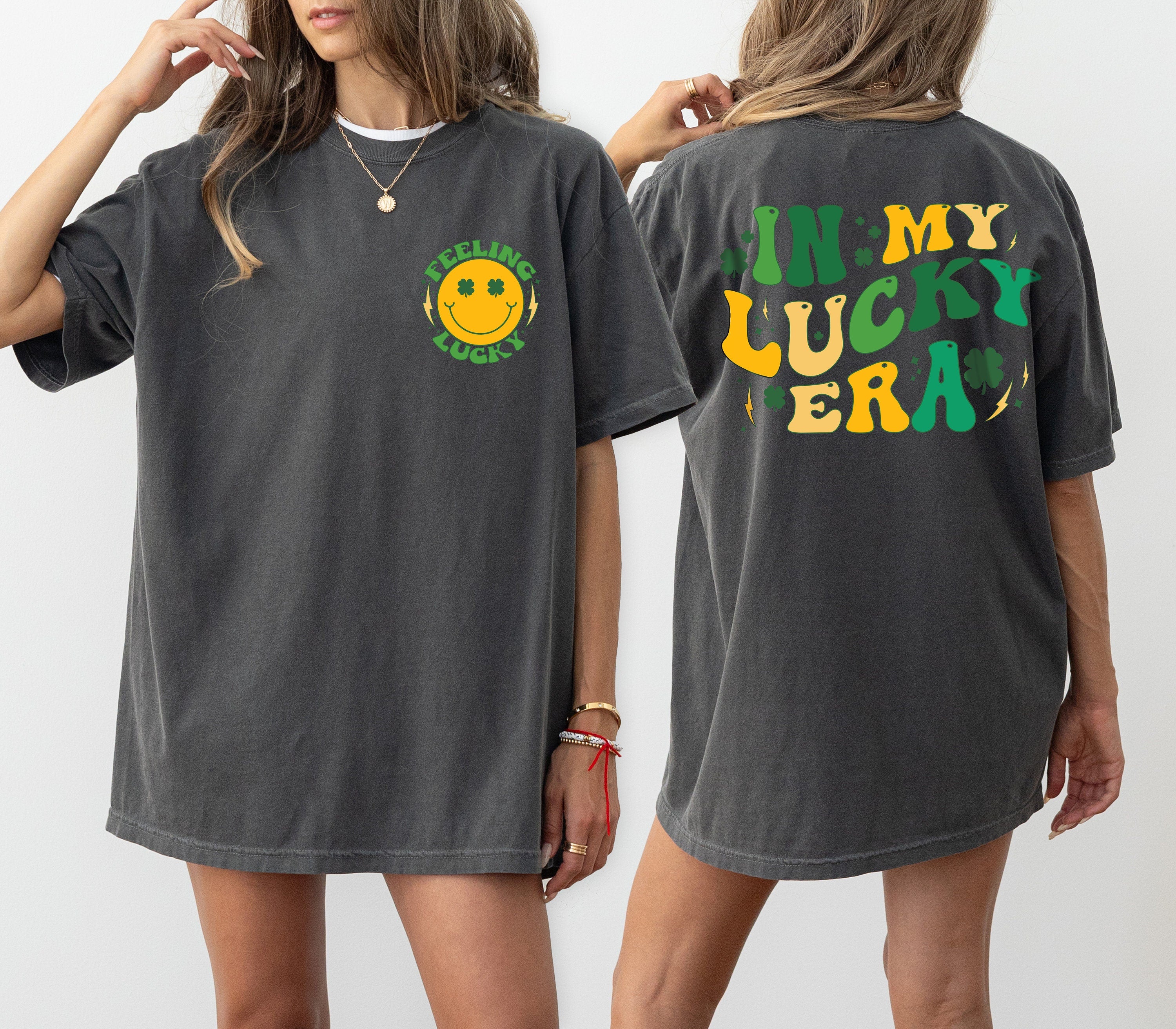 In My Lucky Era Saint Patrick's Day Shirt, St Patricks Day Family Shirt,St Patrick's Day tee,Shamrock shirt, Lucky shirt, Trendy Lucky shirt