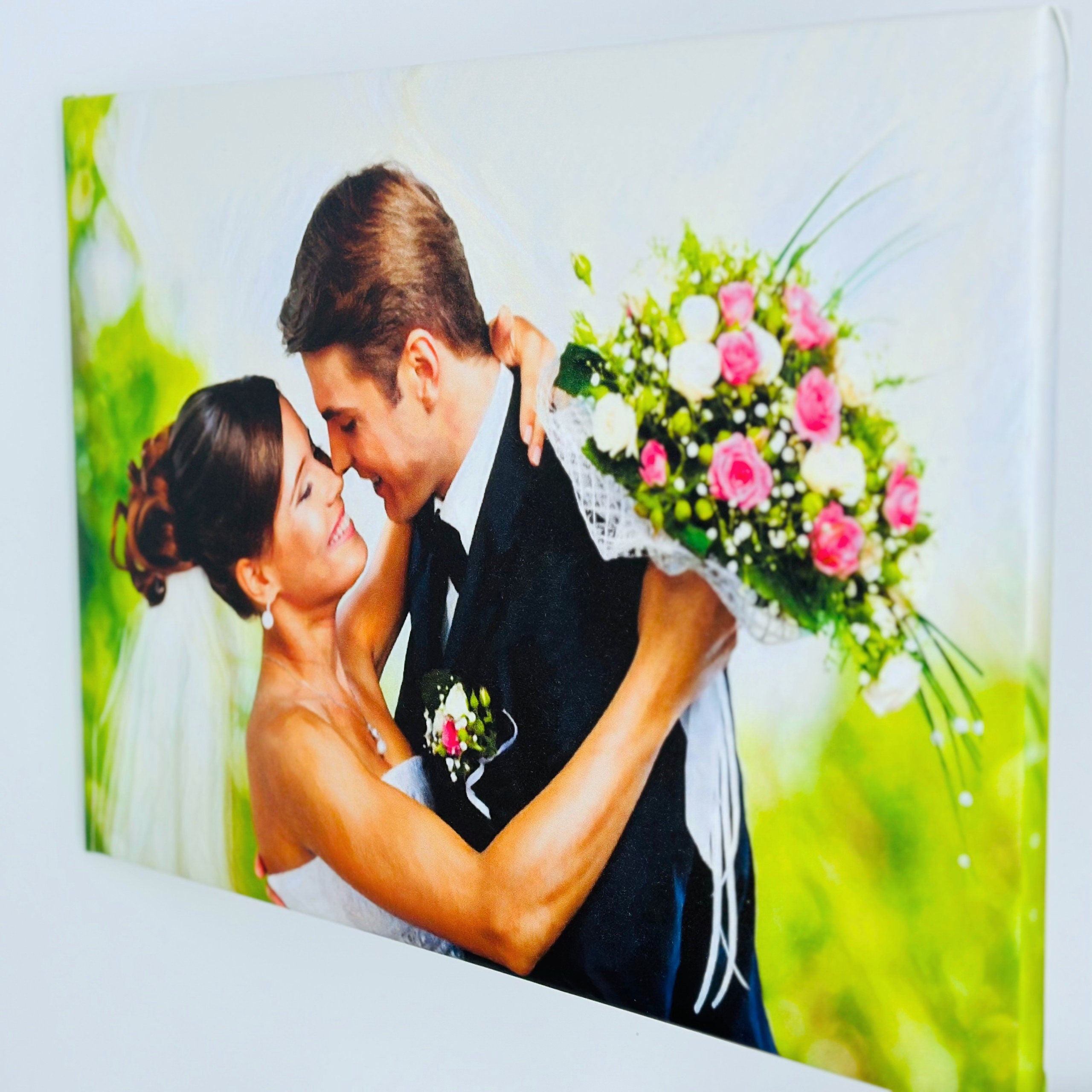 Custom Photo Canvas Prints with Frame, Home Decor, Personalized Photo to Canvas Print, Wall Art, Framed Canvas Print, Wedding Photo Gift