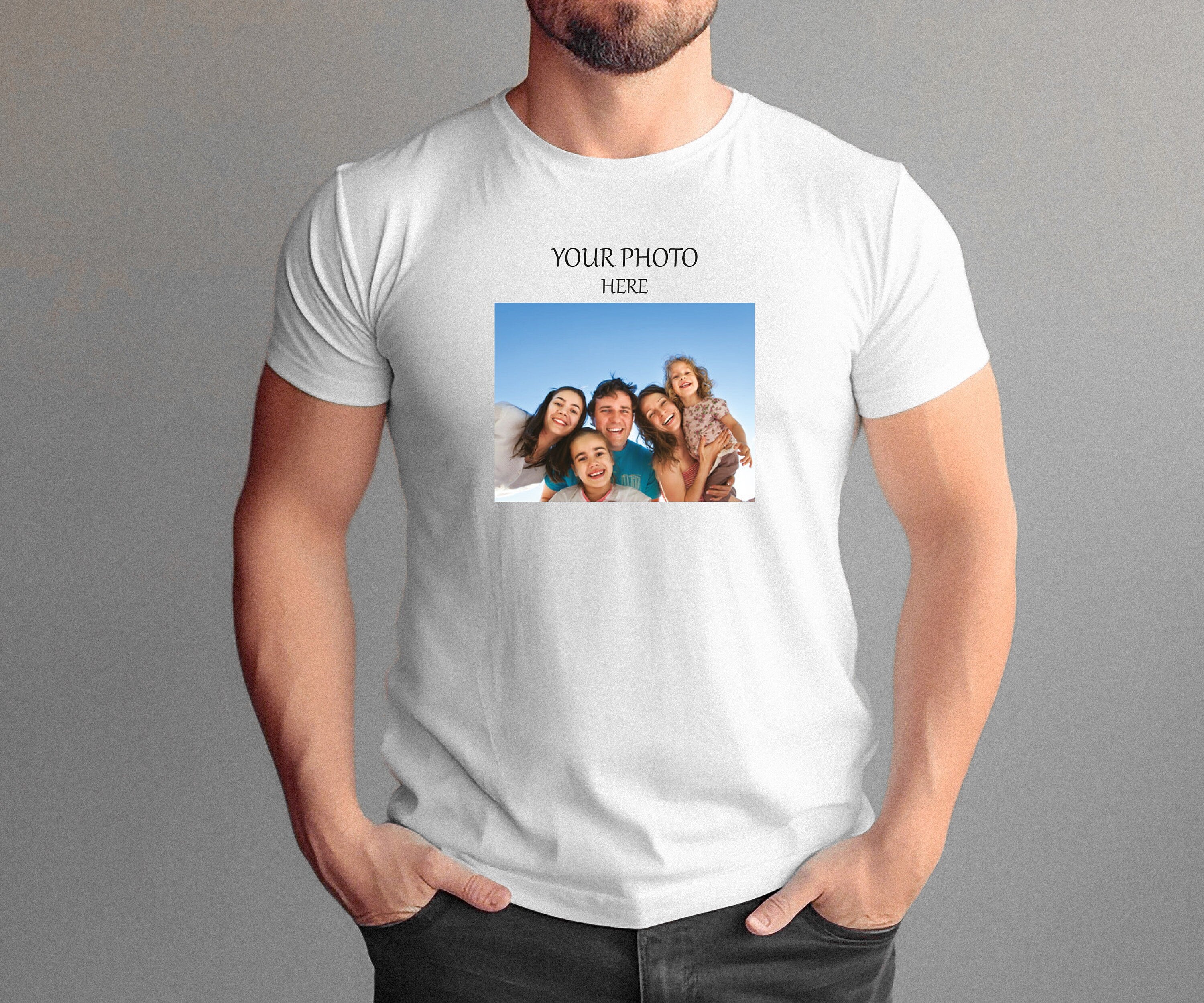 Your Photo Sweatshirt, Colorful Photo Sweatshirt, Brand Photo Sweatshirt, Add your Own Text, Personal Text Sweatshirt, Custom Branding Photo