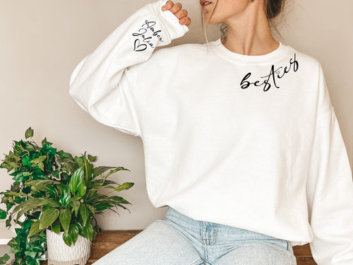 Custom Besties Sweatshirt,Custom Best Friend Gift,Bestie Crewneck Sweater,Personalized Besties Sweatshirt,BFF Sweatshirt,Gift For Bestfriend