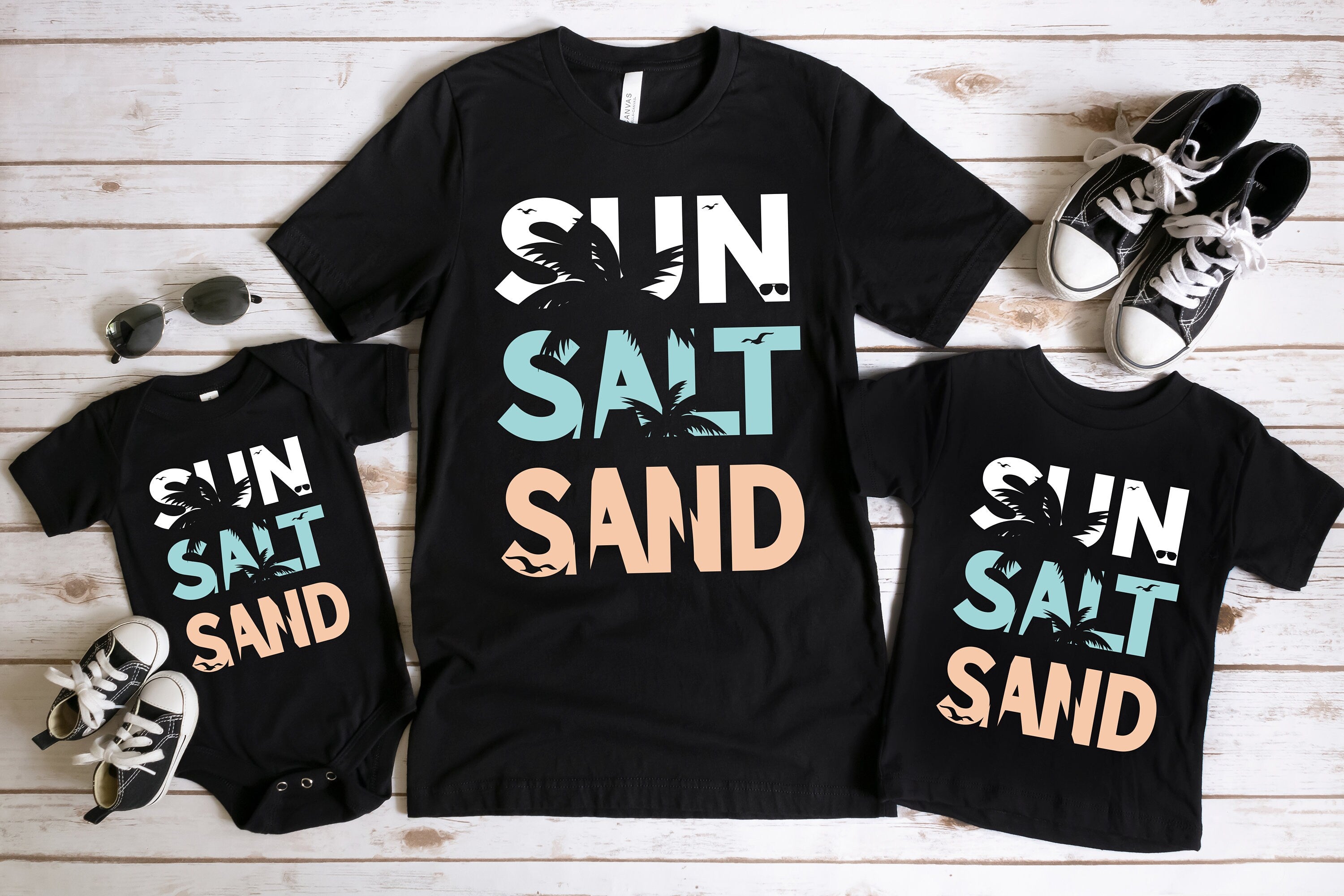 Sun Salt Sand Shirt, Funny Summer Tee, Holiday Shirt,Beachy Vibes Tee,Family Shirt,Summer Vacation Shirts,Family matching shirt,Summer Vibes
