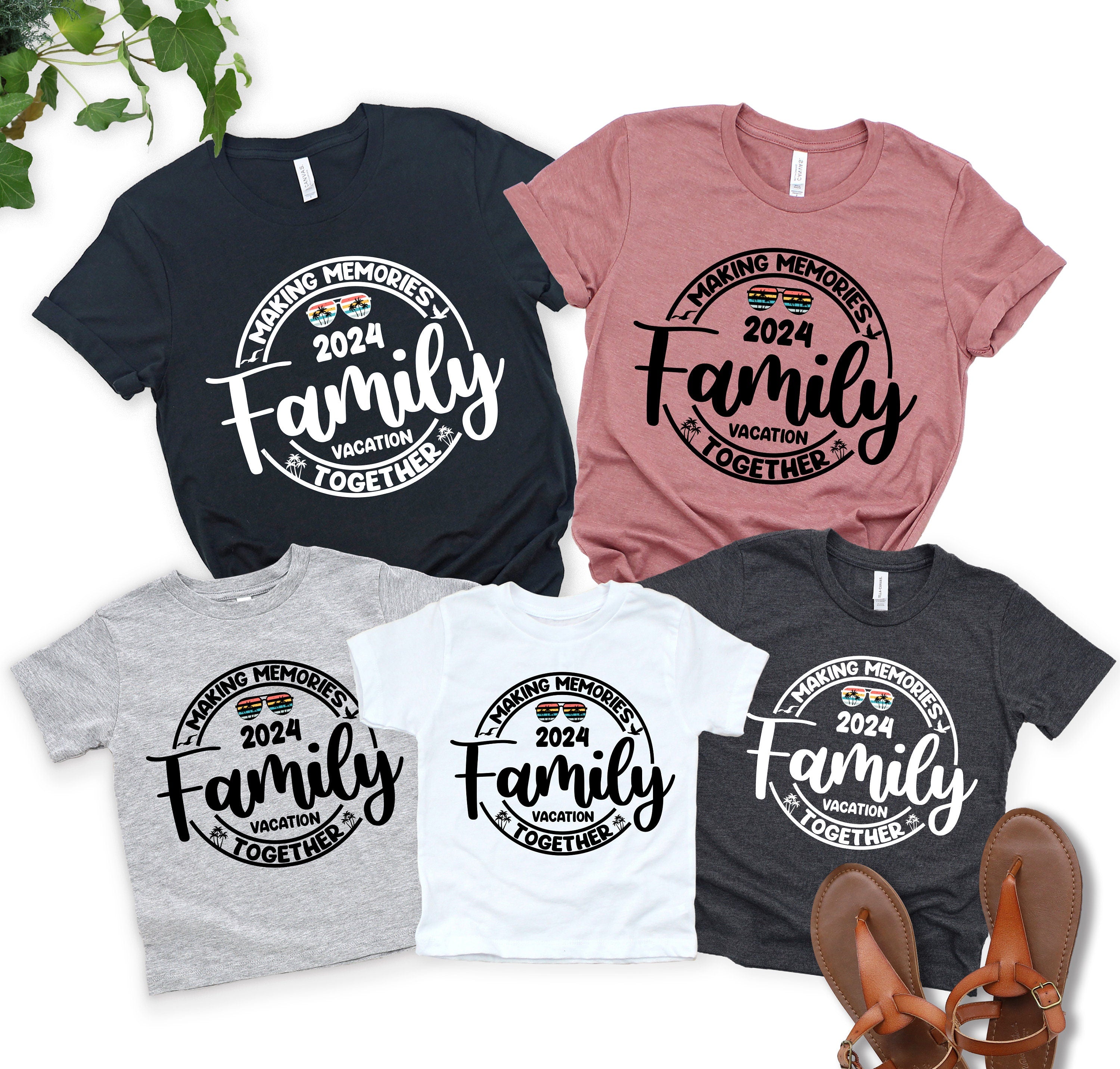 Family Vacation 2024 T-shirt, Family travel Matching Shirts, Beachy Vibes Tee, Family Shirt, Summer Vacation Shirts, Family matching shirt