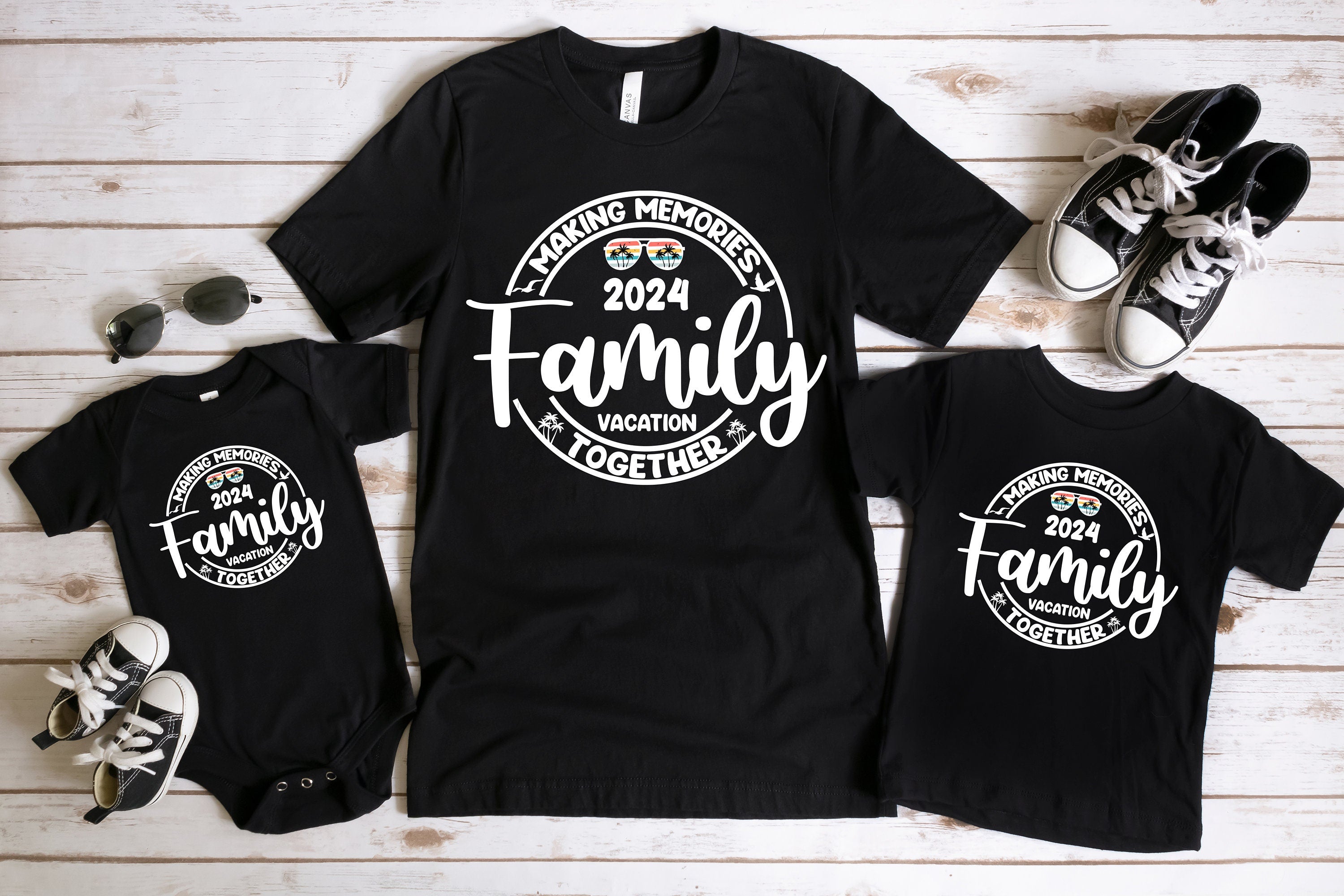 Family Vacation 2024 T-shirt, Family travel Matching Shirts, Beachy Vibes Tee, Family Shirt, Summer Vacation Shirts, Family matching shirt