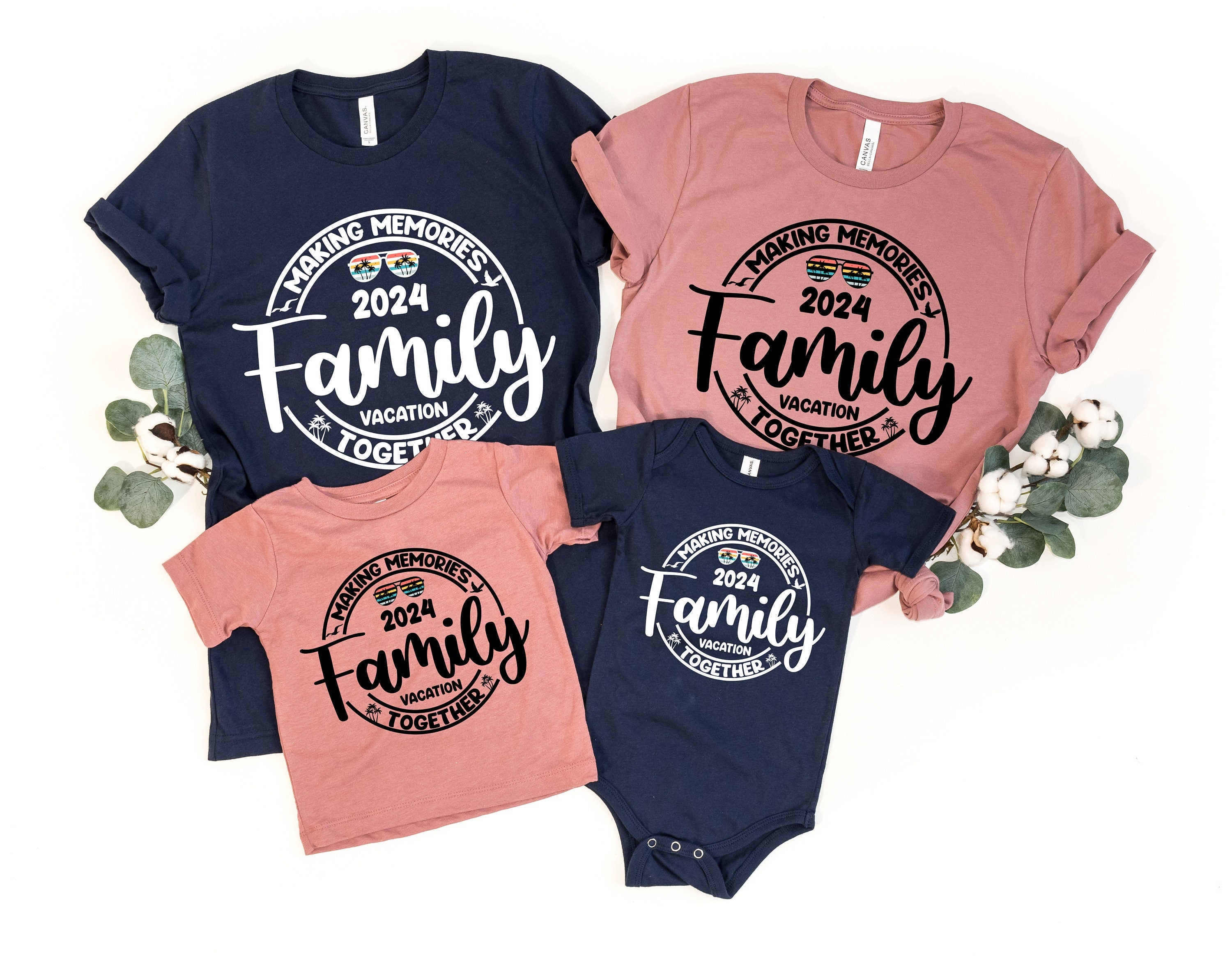 Family Vacation 2024 T-shirt, Family travel Matching Shirts, Beachy Vibes Tee, Family Shirt, Summer Vacation Shirts, Family matching shirt