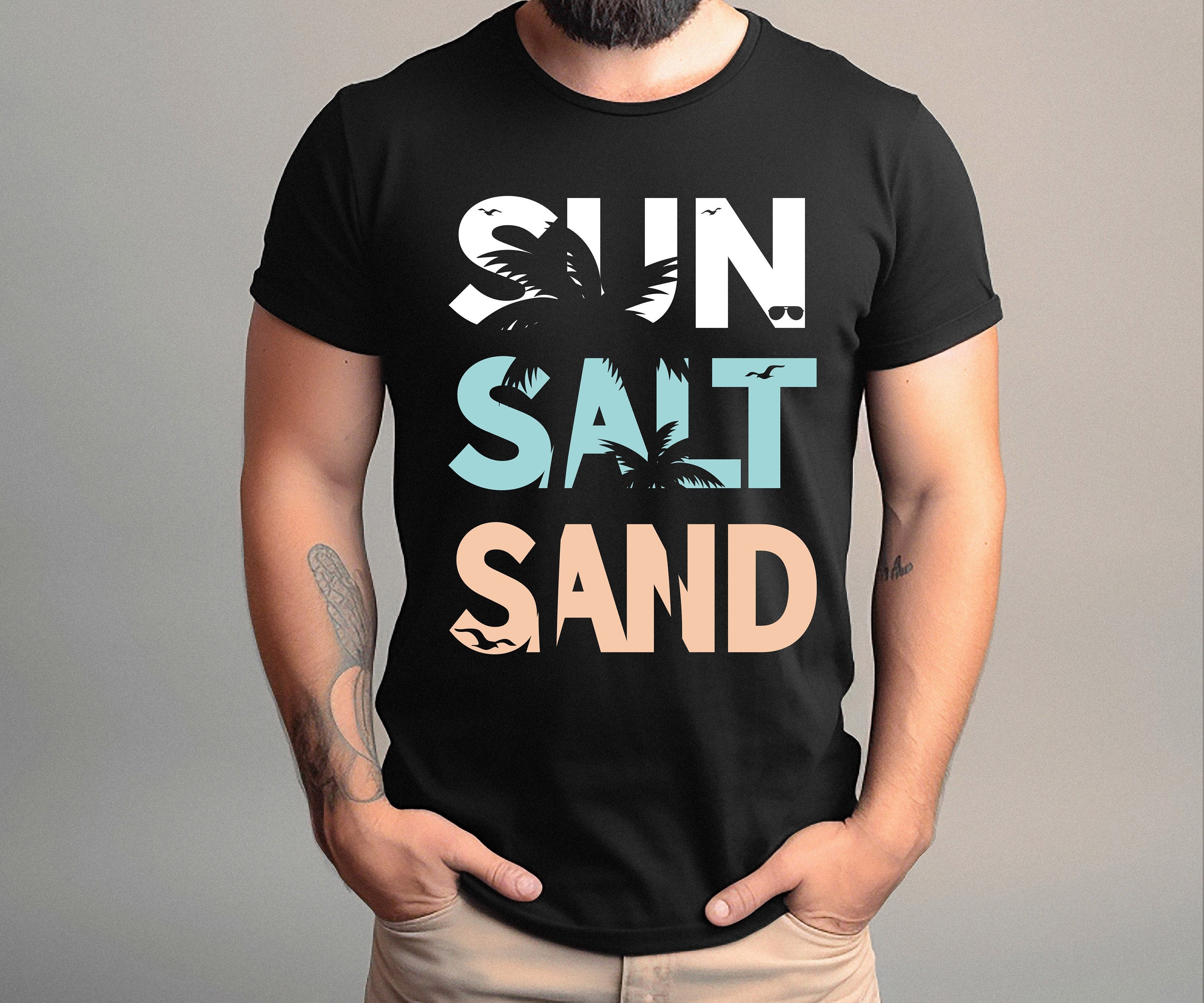 Sun Salt Sand Shirt, Funny Summer Tee, Holiday Shirt,Beachy Vibes Tee,Family Shirt,Summer Vacation Shirts,Family matching shirt,Summer Vibes