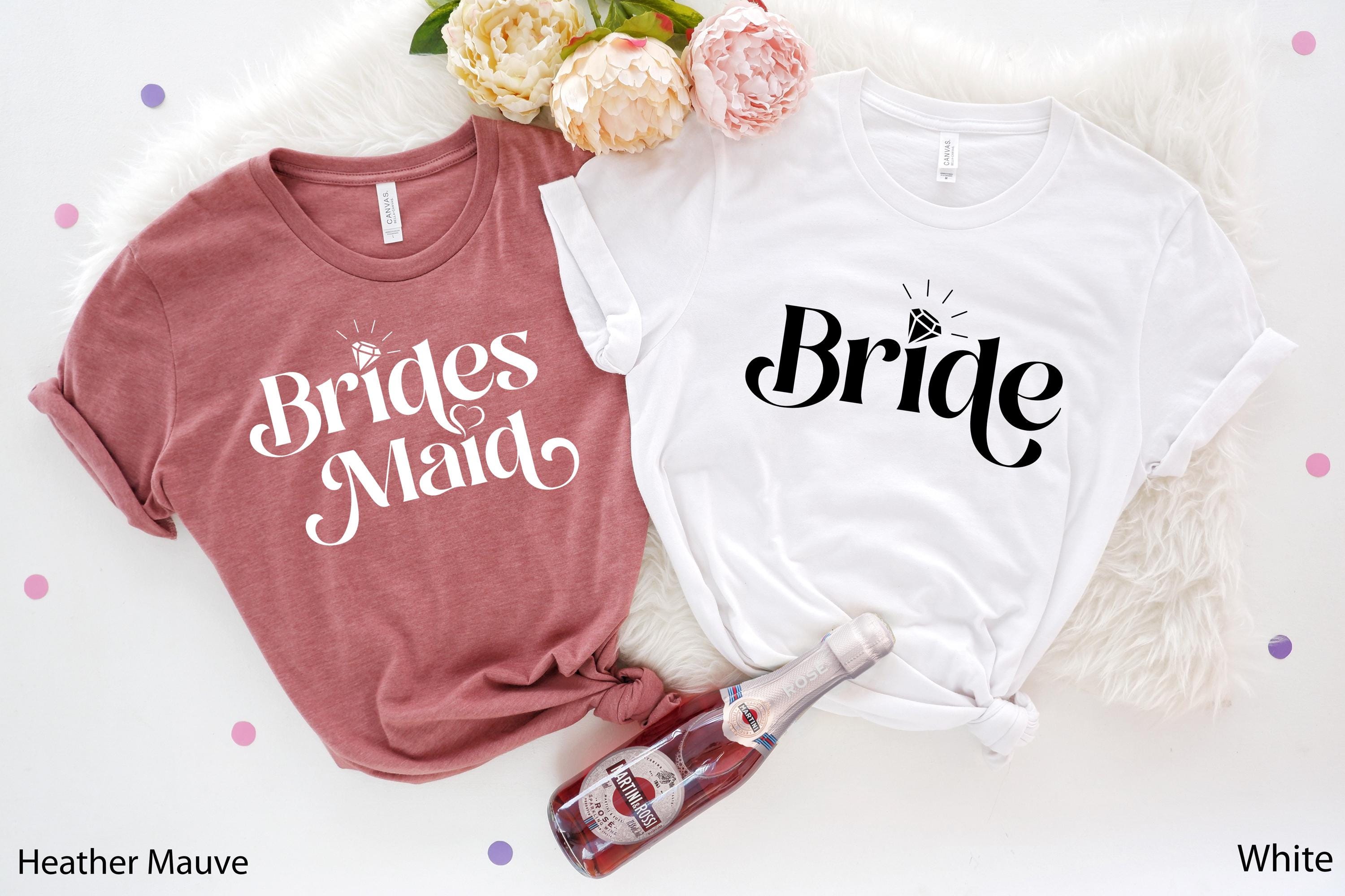 Bride Shirt for Bachelorette Party Weekend,Trendy Bachelorette Merch, Bachelorette Squad Shirts,Wedding Tee,Bridesmaid Shirts,Team Bride
