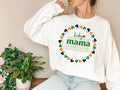 Lucky Mama Sweatshirt ,Collegiate Crewneck Sweater St Patty's Sweatshirt,St Patricks Day Sweatshirt,Trendy St Patricks Day Crewneck