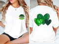St Patrick's Day Personalized Last Name Shirt, Shamrock shirt, Personalized Shamrock Gift Tshirt,Irish Clover Tee,Cute Shamrock Crew Neck