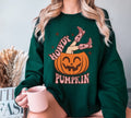 Vintage Halloween Pumpkin Sweatshirt, Halloween Cowgirl Sweatshirt, Western Cowboy Halloween Sweatshirt, Pumpkin Spice Sweatshirt,Fall Shirt