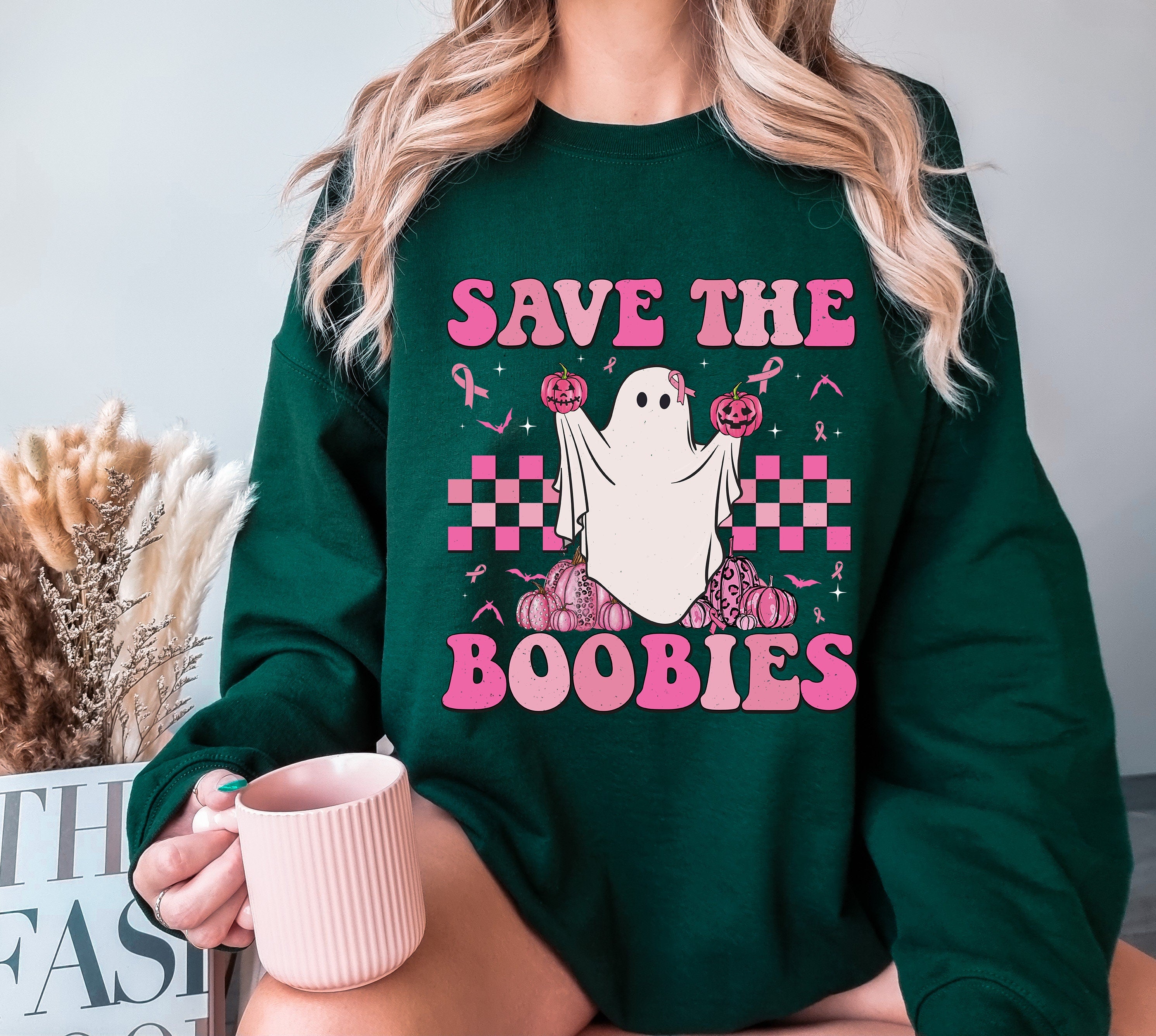 Breast Cancer Sweatshirt, American Flag Sweater, Cancer Awareness Sweatshirt For Mom, Flag Sweats, Hope Sweatshirt, Pink Ribbon Sweatshirt