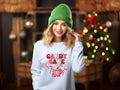 Candy Cane Sweatshirt, Candy Cane Lover, Holiday Christmas Sweatshirt, Christmas Gift, Coffee Lover, Happy New Year Sweatshirt