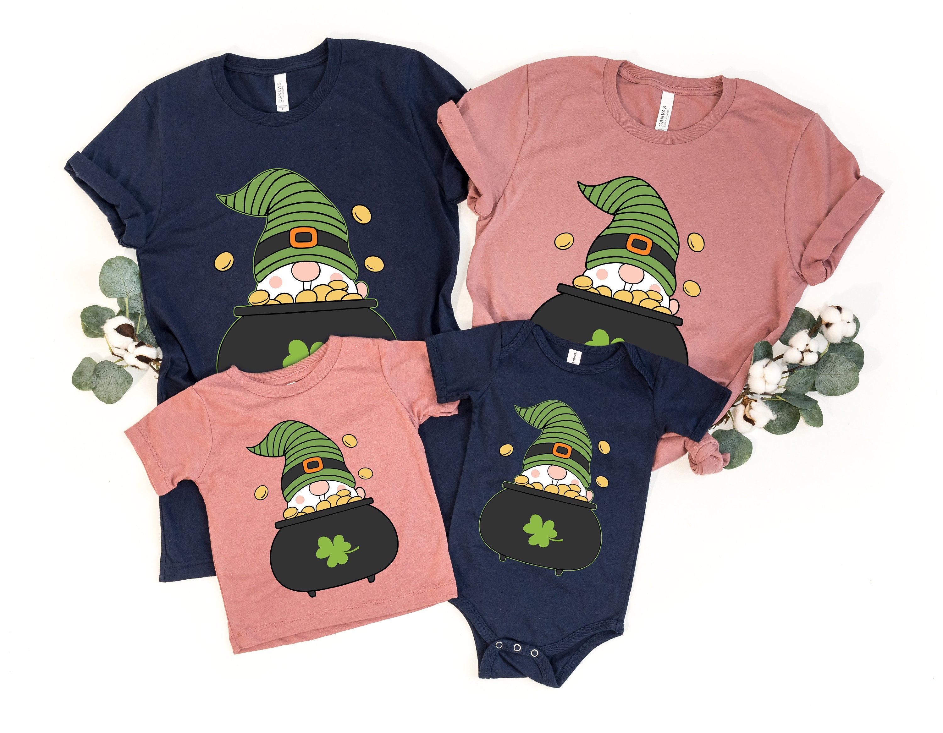 St Patrick's Day Gnomes Shirt, Gnomes Shirt, Happy St Patrick's Day Shirt,Luck of the Irish, Irish Day Shirt, Rainbow Shirt,St Patty's Shirt