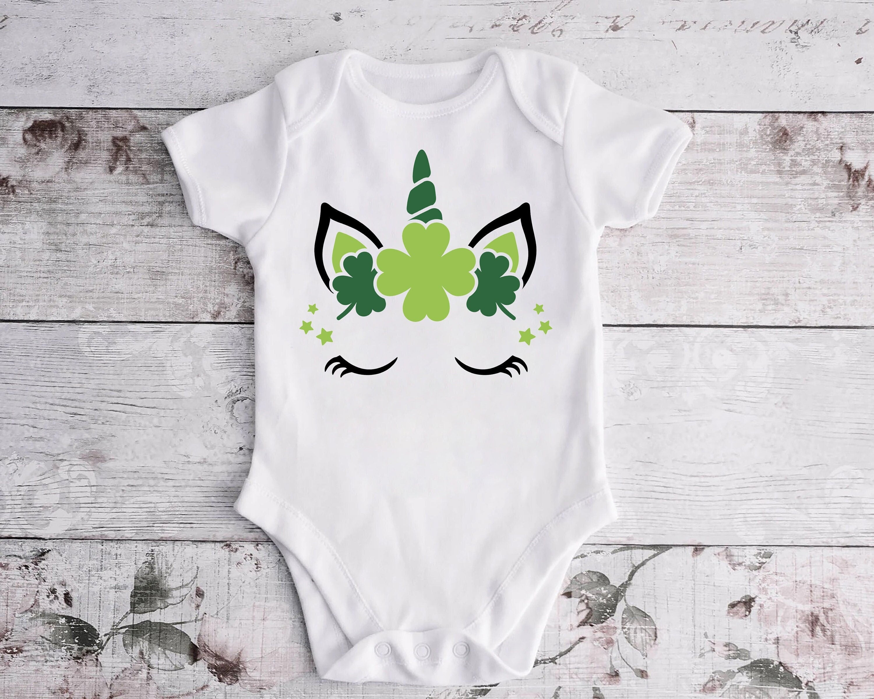Unicorn Made of Clovers St. Patrick's Day Baby Shirt,Kids Shirt,Luck of the Irish,Irish Day Shirt,St Patty's Shirt,Irish Gift, Toddler Shirt