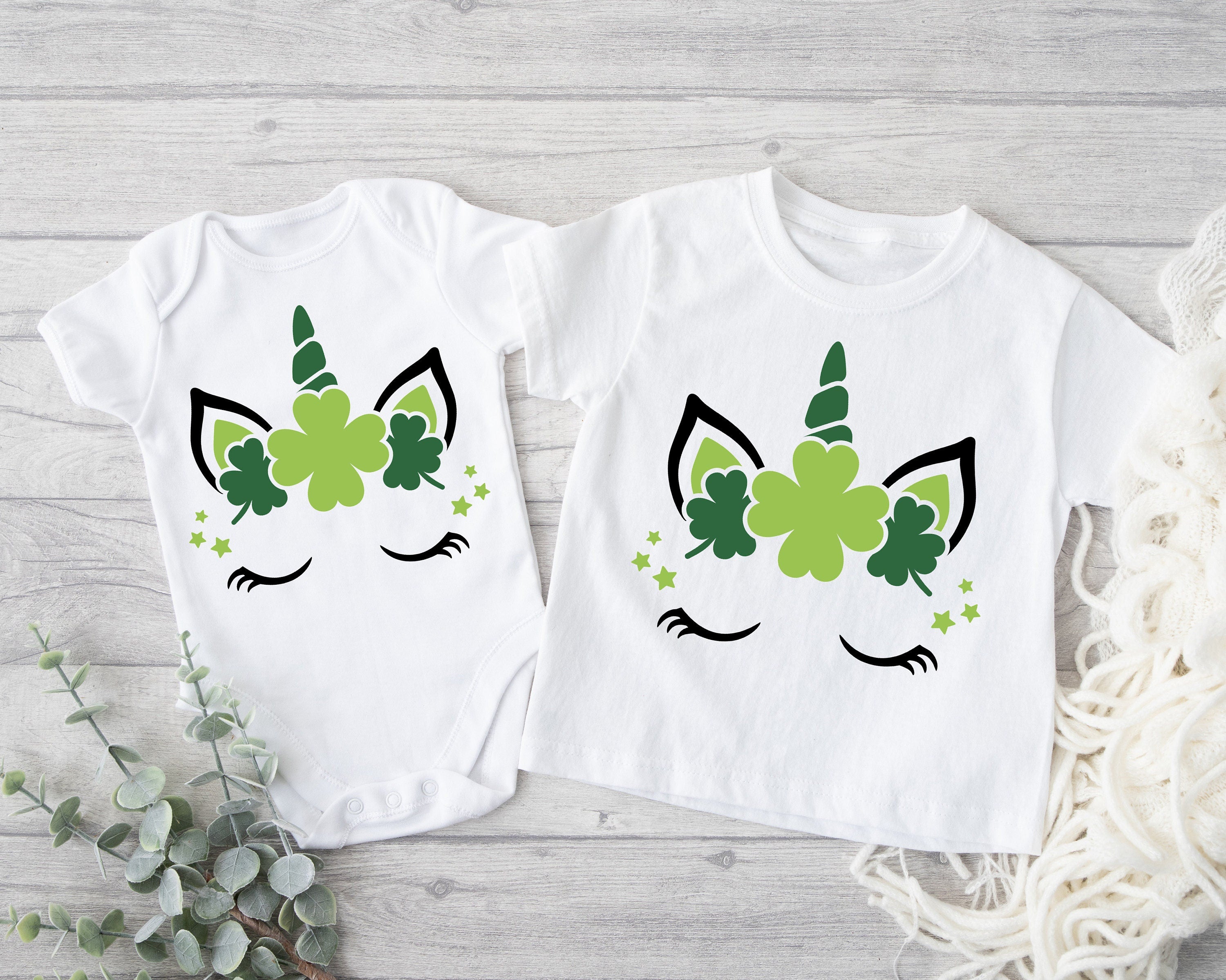 Unicorn Made of Clovers St. Patrick's Day Baby Shirt,Kids Shirt,Luck of the Irish,Irish Day Shirt,St Patty's Shirt,Irish Gift, Toddler Shirt