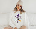 Custom Halloween Grandma Witch Sweatshirt Grandma And Grandkids sweatshirt,Personalized Nana Life Witch Halloween Sweatshirt, Custom Grandma