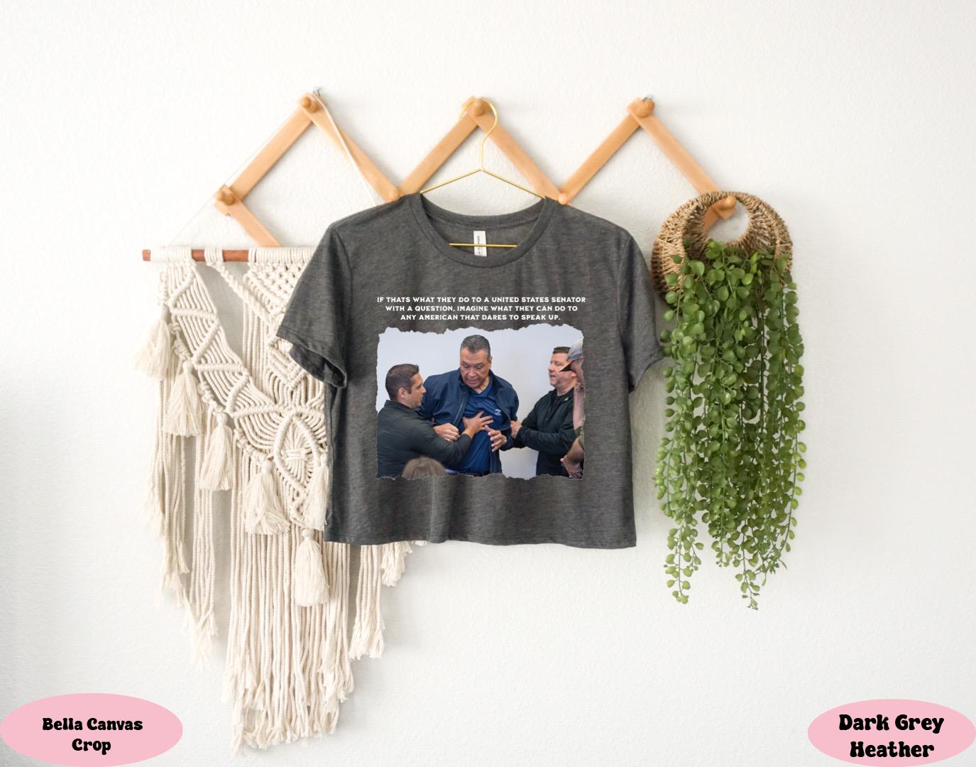 Senator Alex Padilla Shirt, DHS Overreach Graphic Tee, Activist Tee, Stylized Mugshot Shirt, Bold Political Statement Tee, Immigration Tee