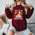 Time To Me Basted,Funny Beer Thanksgiving,Grateful Blessed Sweatshirt, Thanksgiving Sweatshirt, Turkey Sweatshirt, Cute Fall Sweater