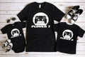Player 1 Player 2 Matching Shirts Dad and Son Matching Gaming Shirts, Family Shirts, Dad Son Shirts, Father's Day Baby Gift, New Baby Gift