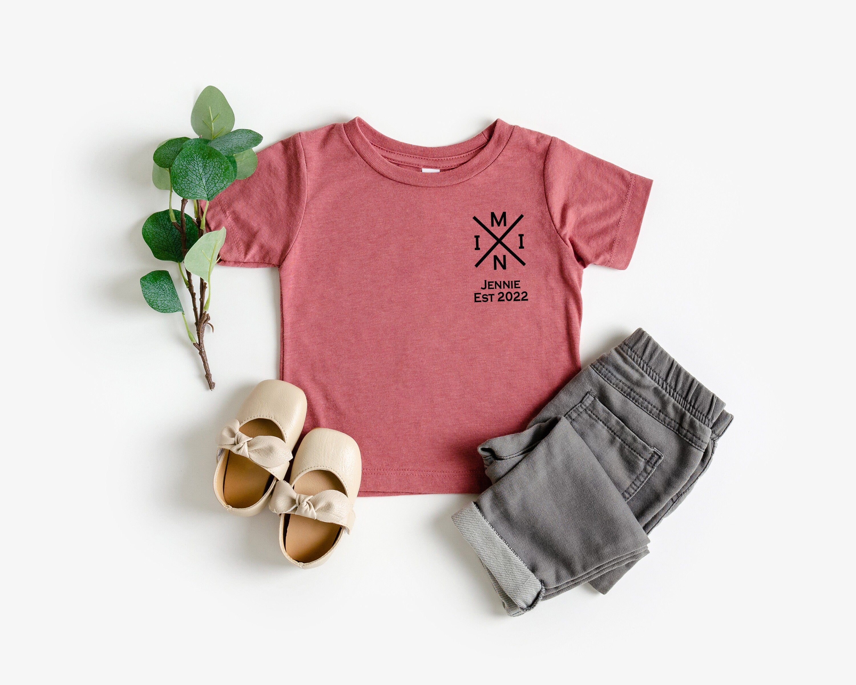 Mama & Mini:Personalized partner look sets, Custom Kids Name Sweatshirt, Mama Sweater, Mom and child gifts,  Mini Shirt, Mama Shirt,