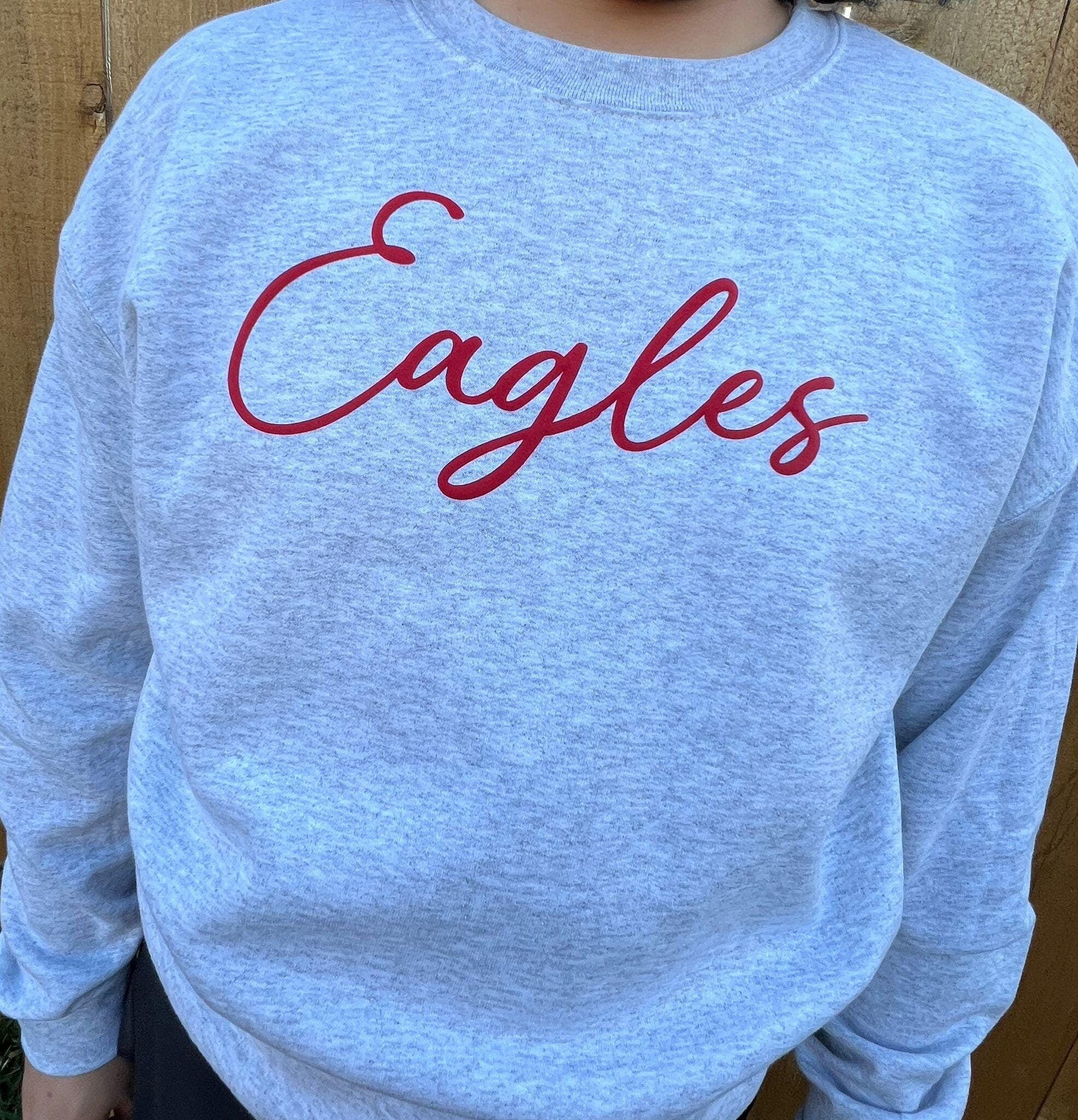 Custom Puff Print Team Name Sweatshirt, Gift for Mom, Christmas Gift Idea, Puff Print School Spirit, Embossed Custom Sweatshirt, Puff Print